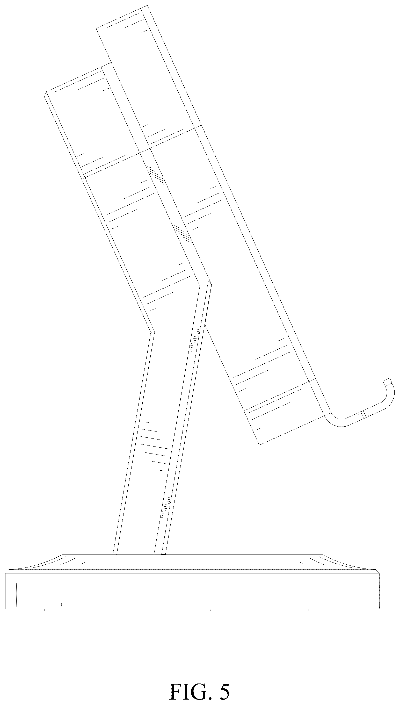 Patent USD1077775 Figure 5 – Mobile phone stand with speaker