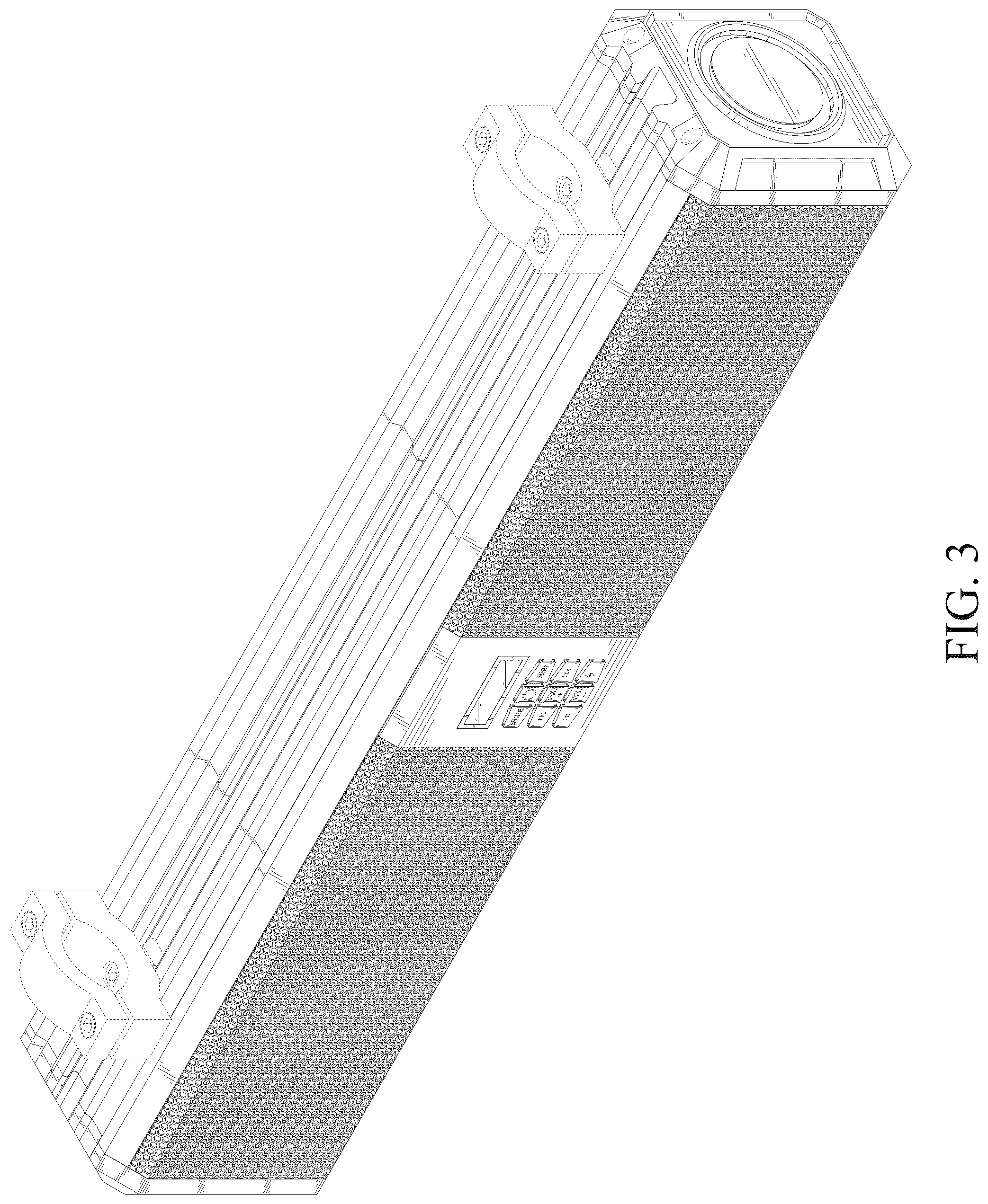 Patent USD1077777 Figure 3 – Sound bar