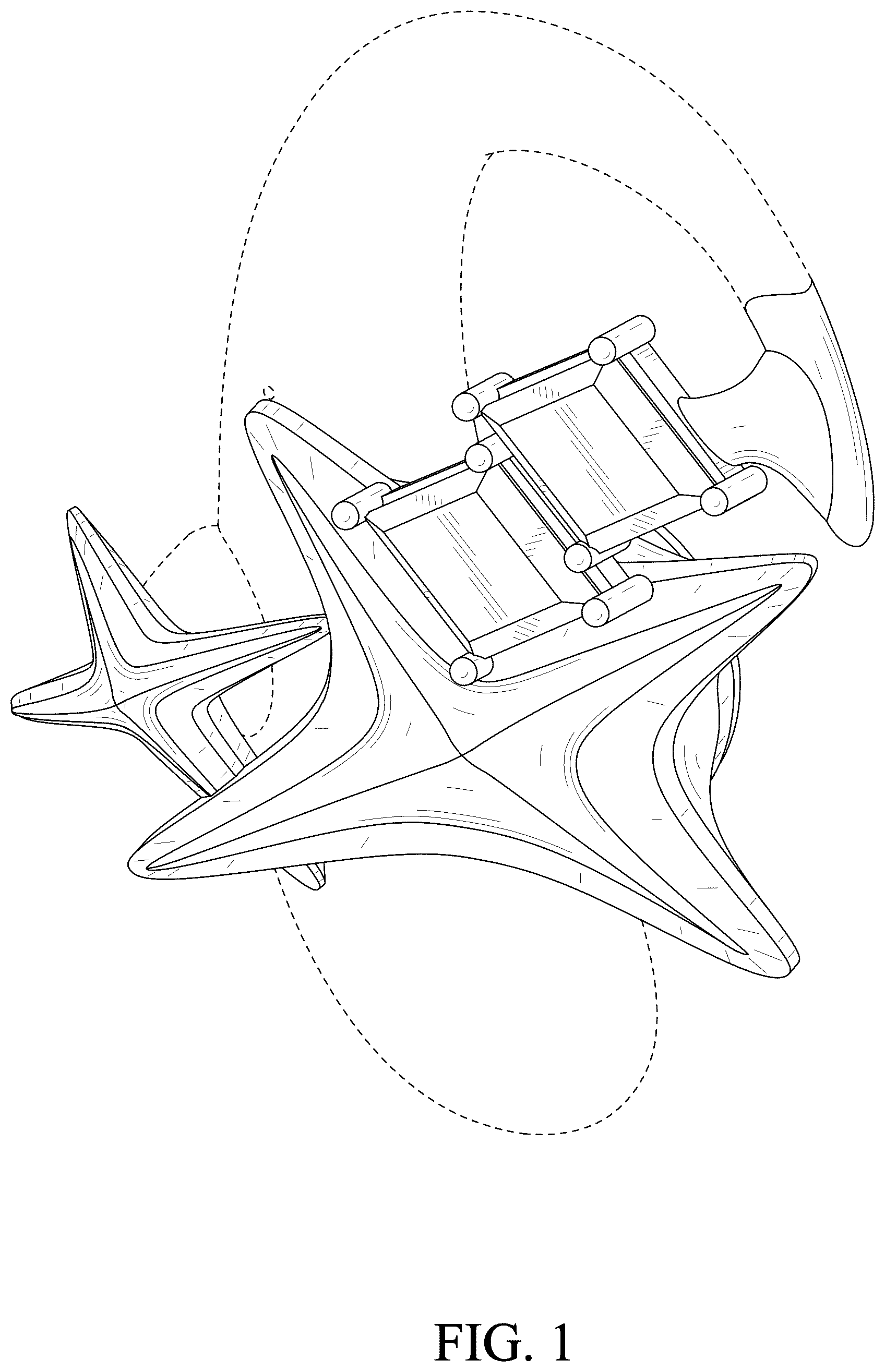 Patent USD1077779 Figure 1 – Pair of earphones