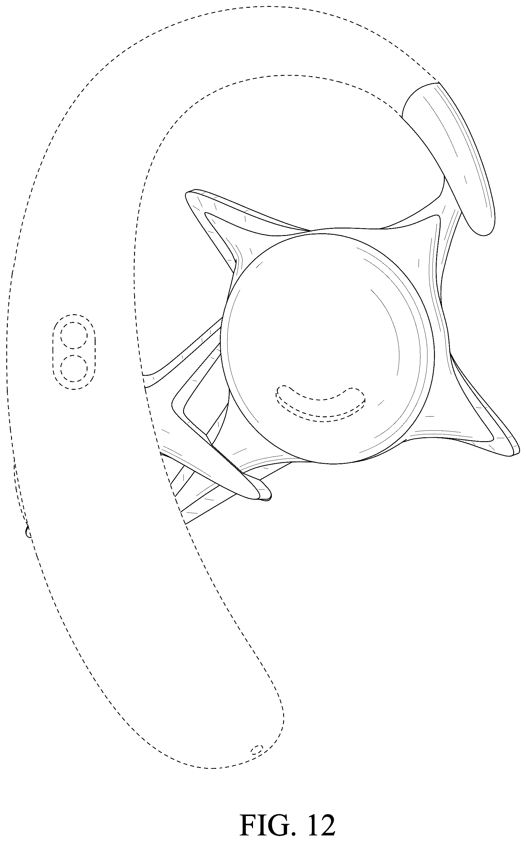 Patent USD1077779 Figure 12 – Pair of earphones