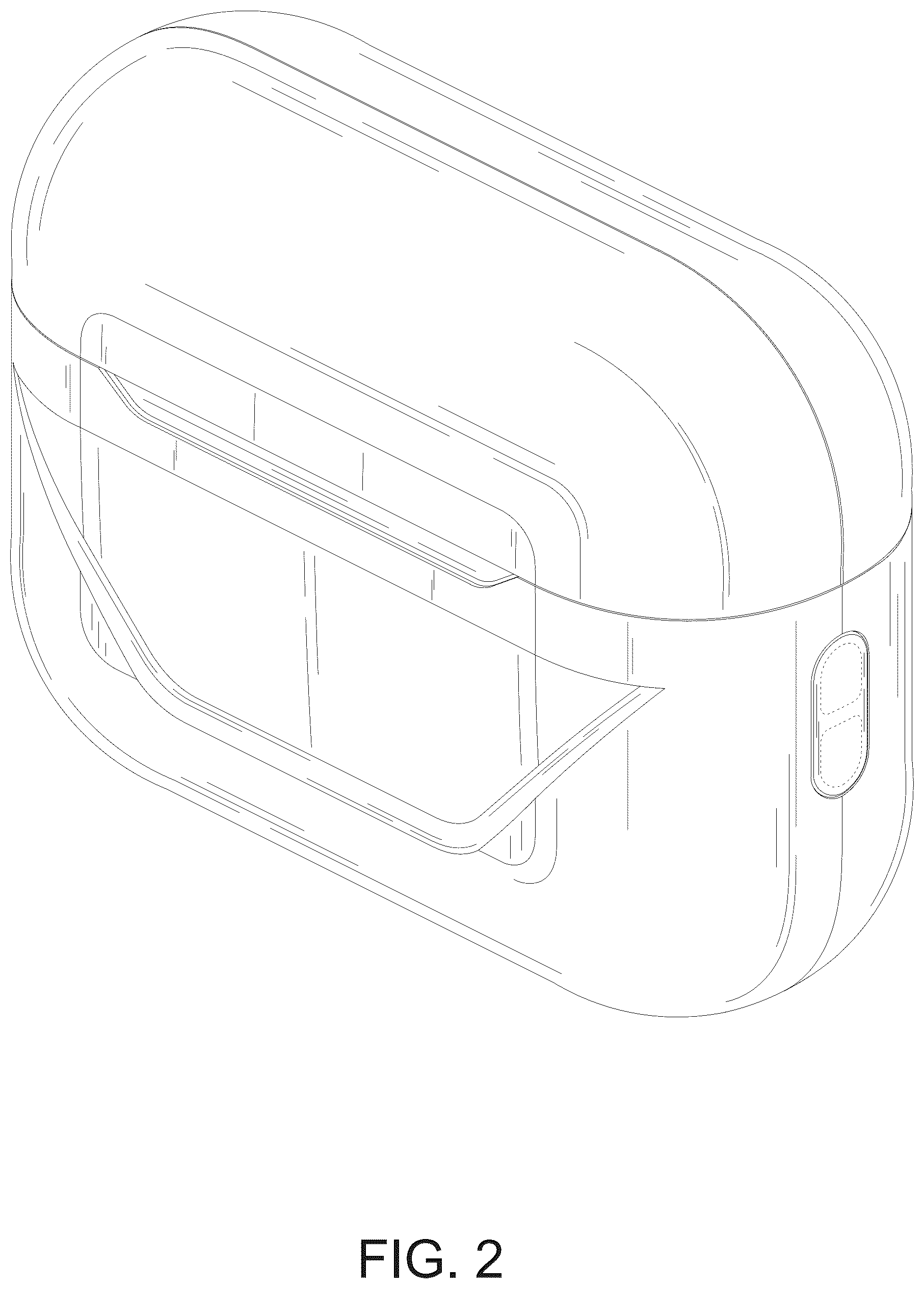 Patent USD1077781 Figure 2 – Earphones with charging case