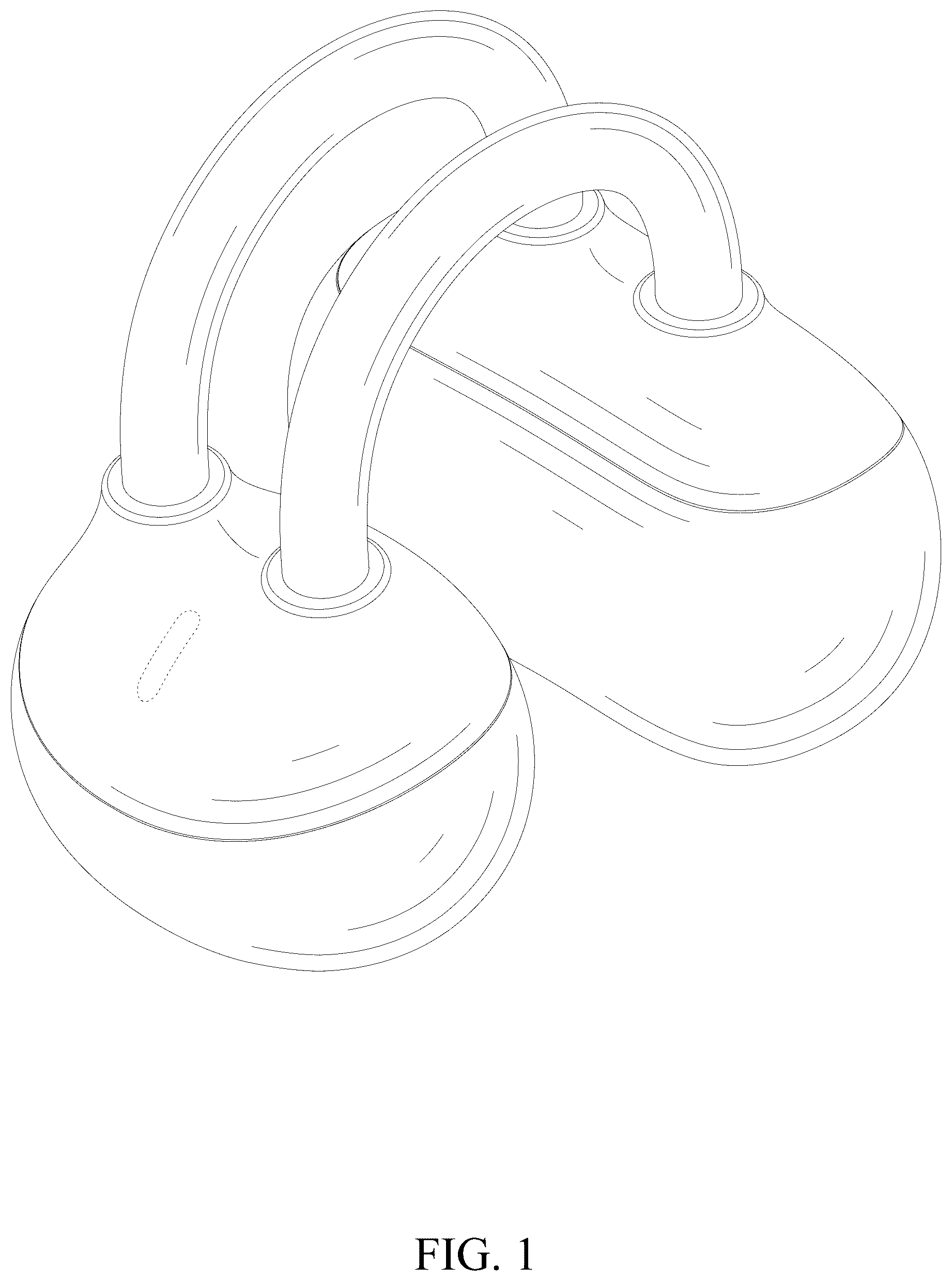 Patent USD1077782 Figure 1 – Earphone with charging case