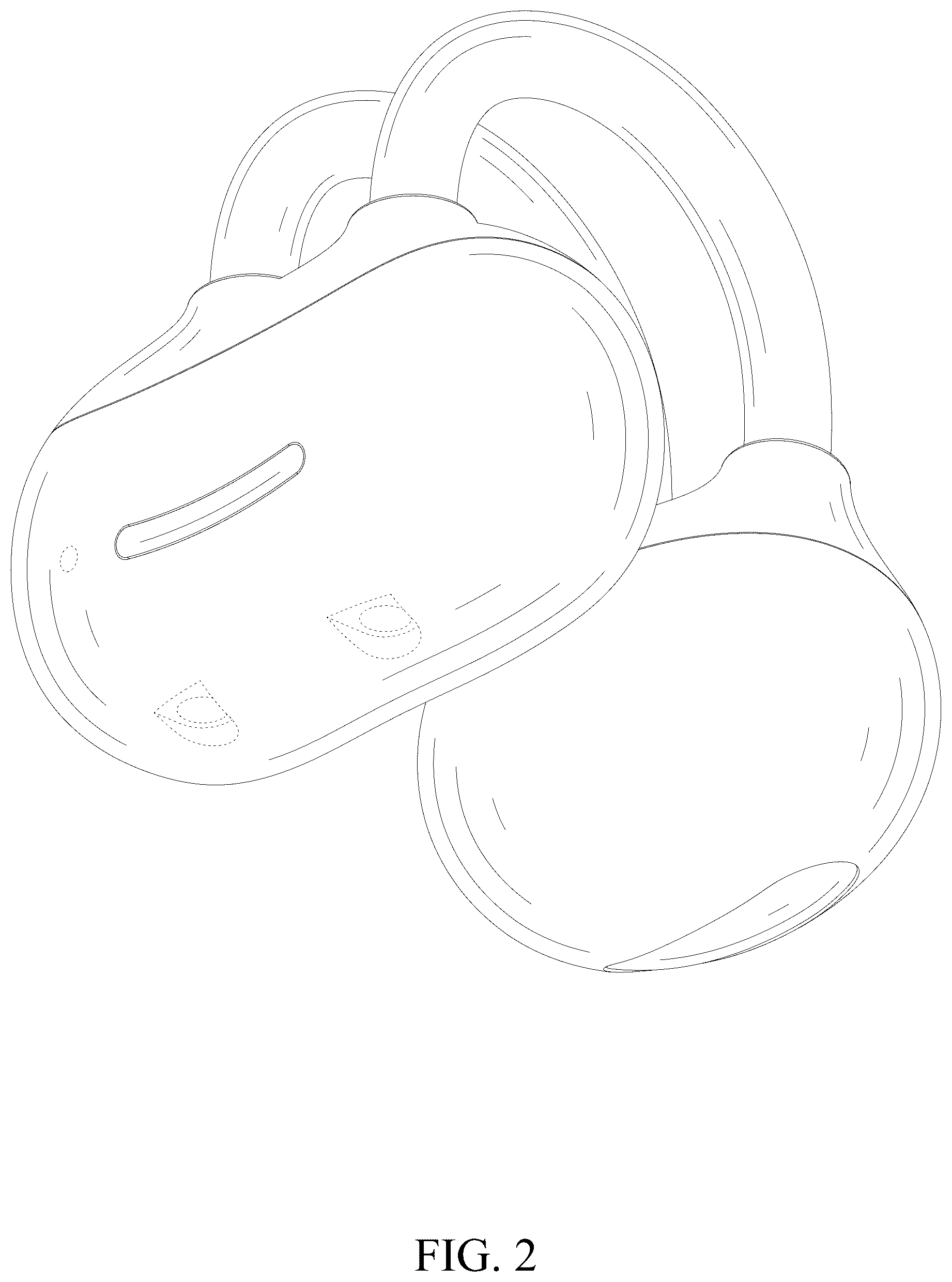 Patent USD1077782 Figure 2 – Earphone with charging case