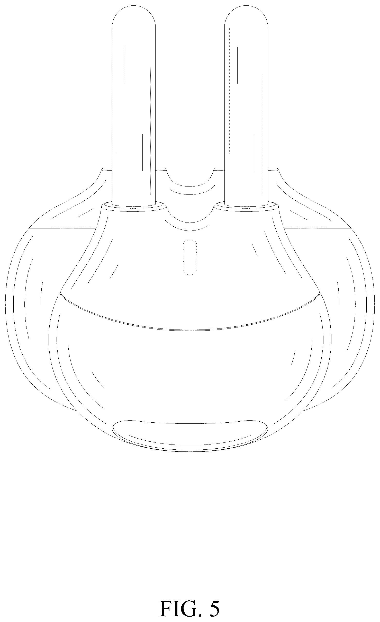 Patent USD1077782 Figure 5 – Earphone with charging case