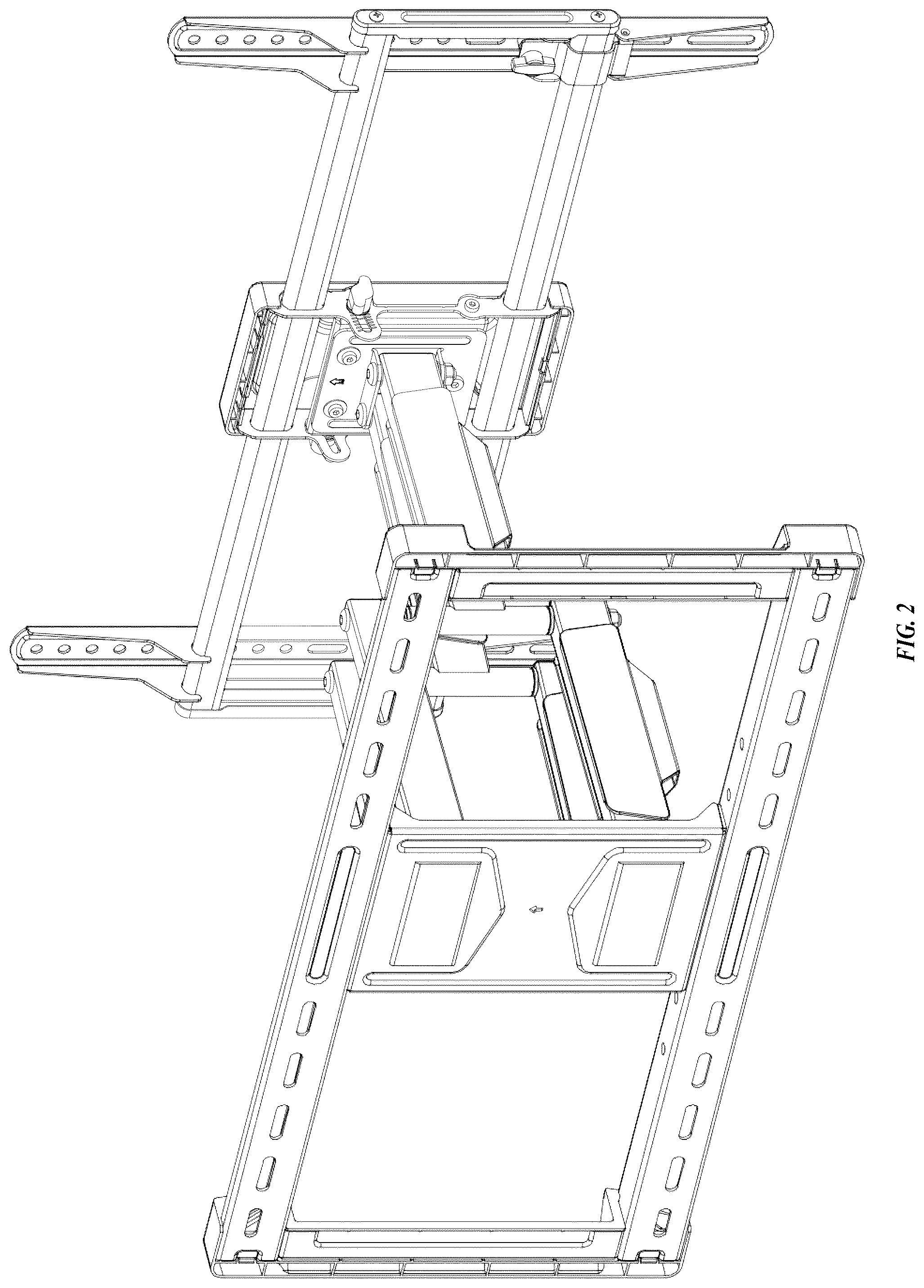 Patent USD1077784 Figure 2 – TV mount