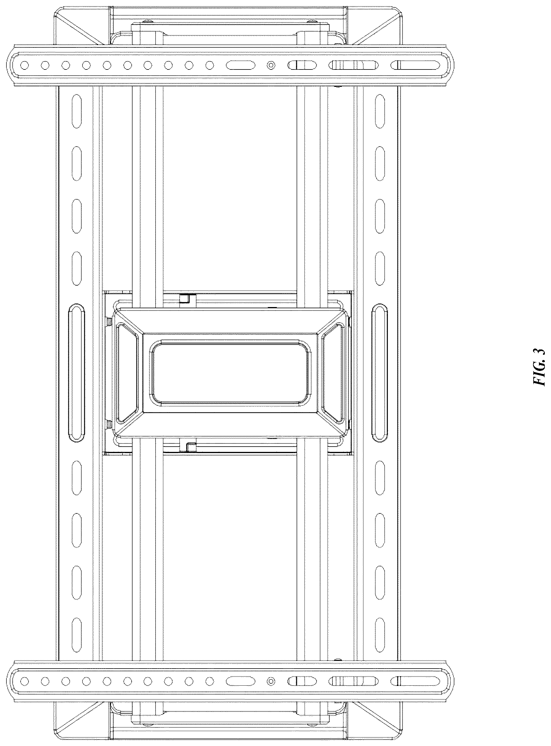 Patent USD1077784 Figure 3 – TV mount