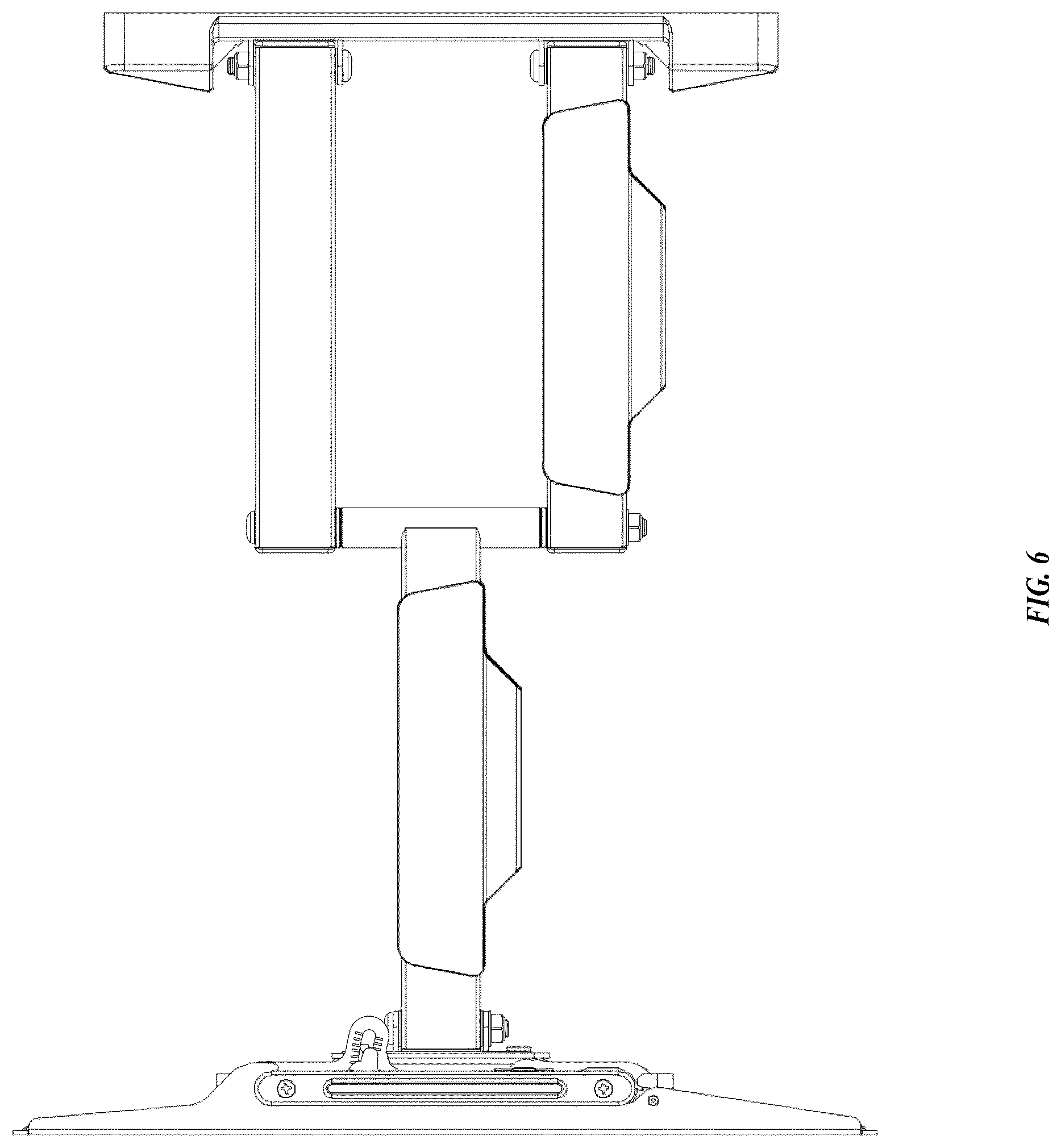 Patent USD1077784 Figure 6 – TV mount