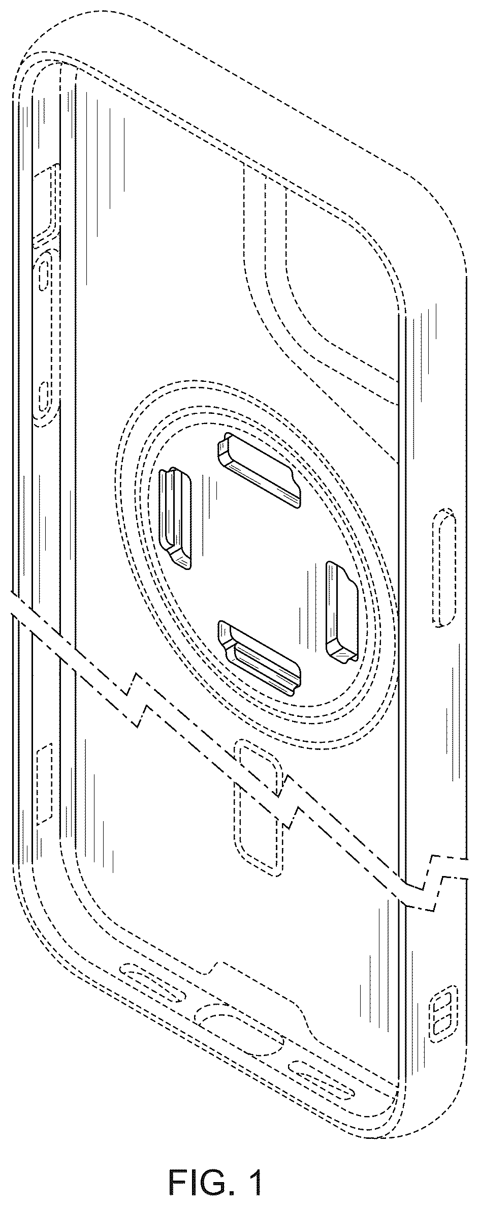 Patent USD1077785 Figure 1 – Case for mobile device