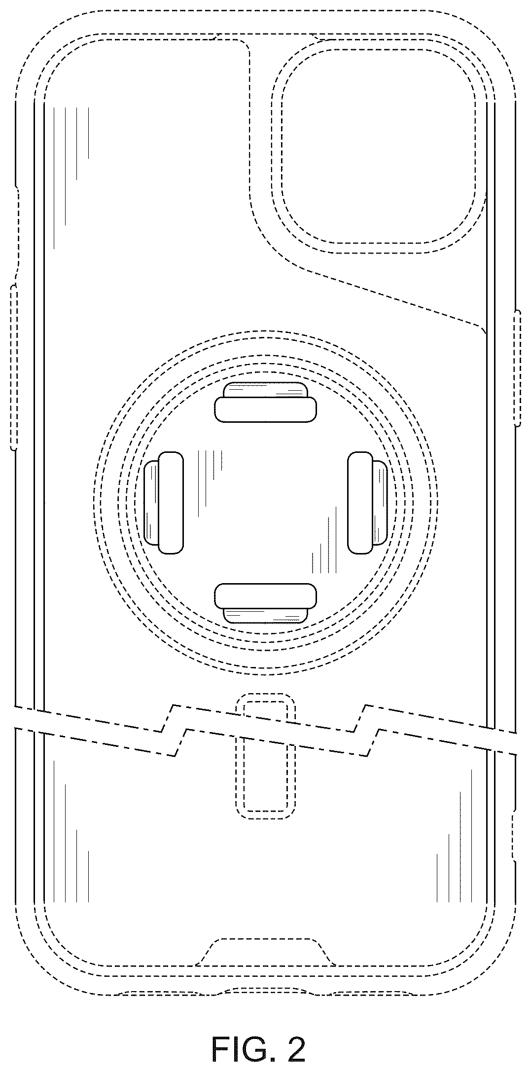 Patent USD1077785 Figure 2 – Case for mobile device