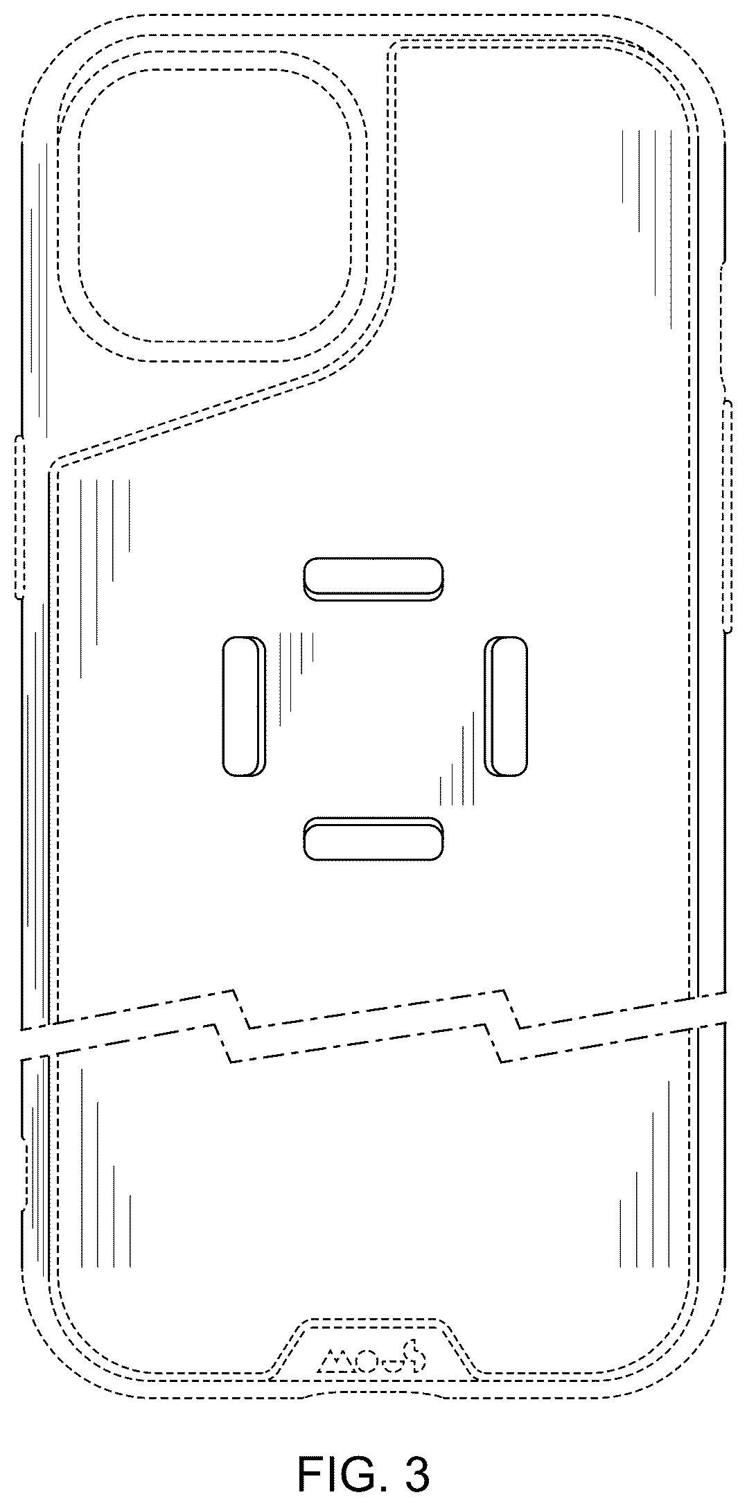 Patent USD1077785 Figure 3 – Case for mobile device