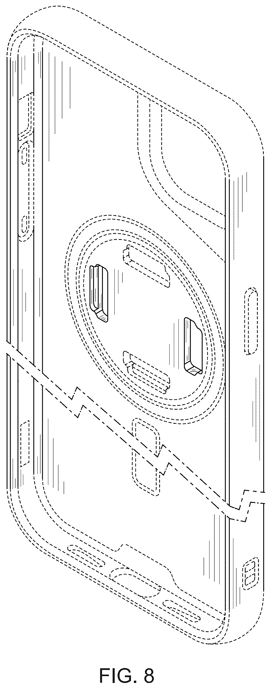 Patent USD1077785 Figure 8 – Case for mobile device