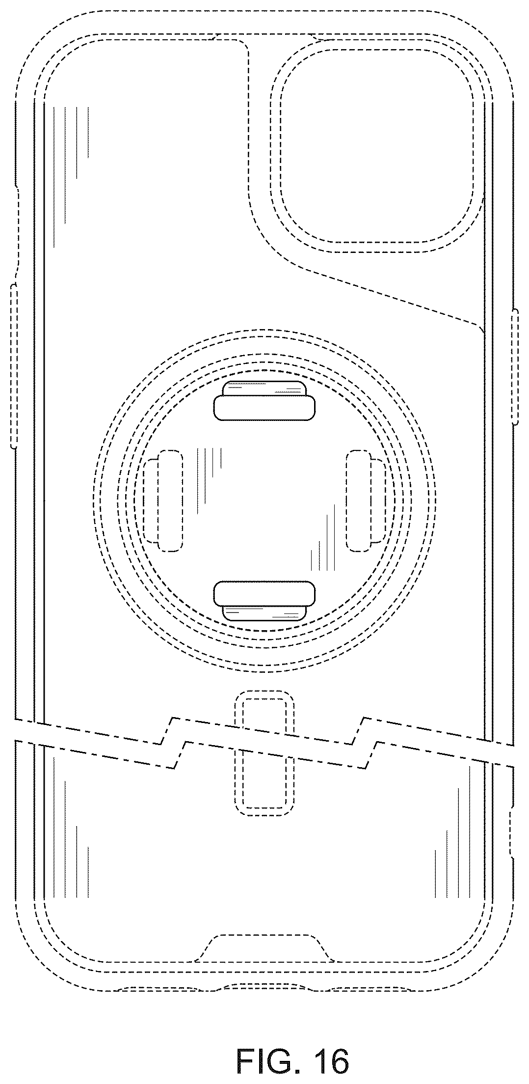 Patent USD1077785 Figure 16 – Case for mobile device