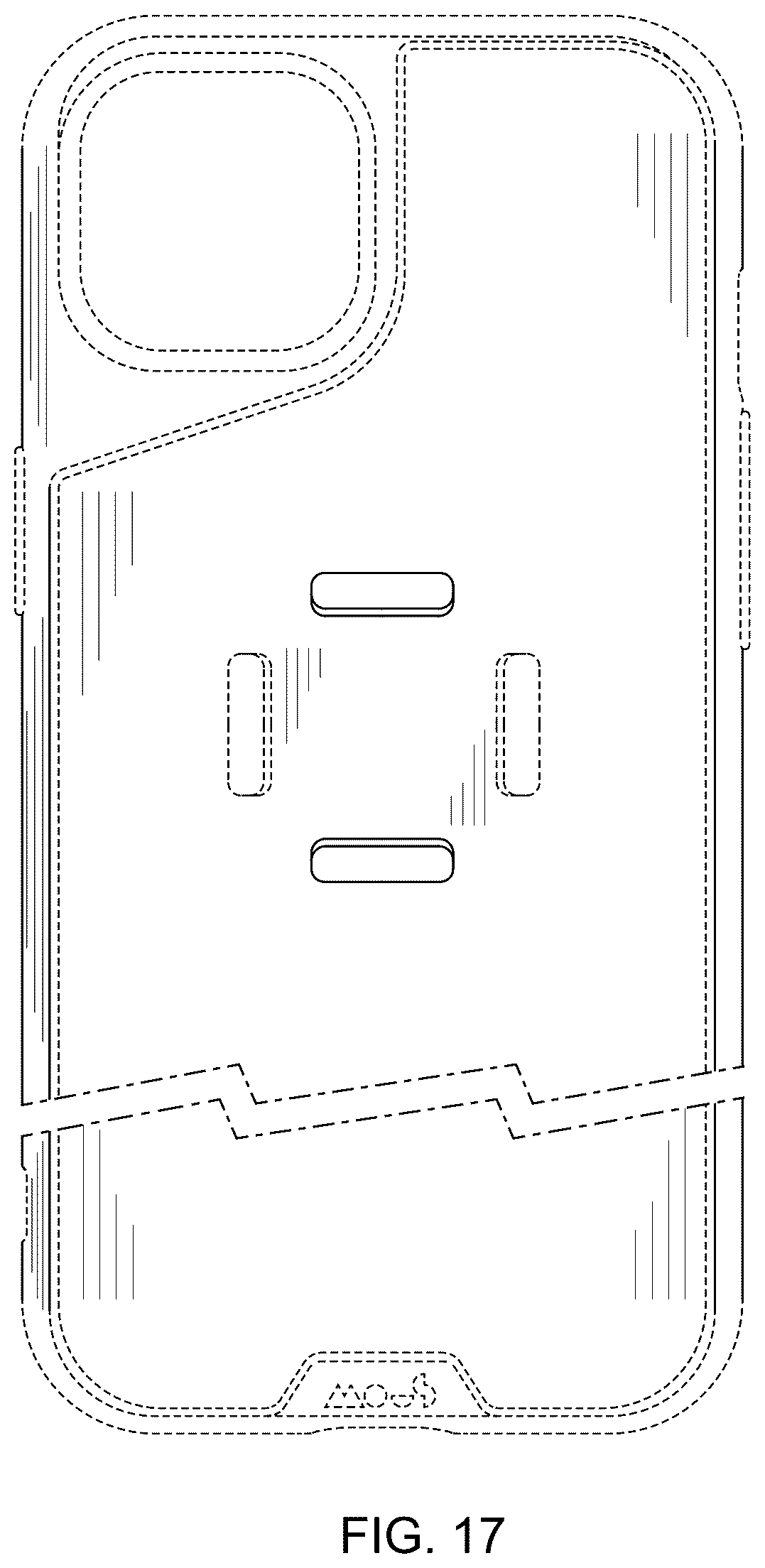 Patent USD1077785 Figure 17 – Case for mobile device
