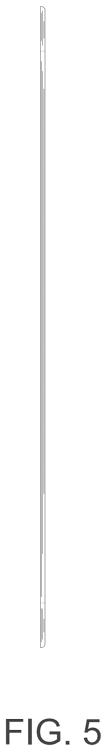 Patent USD1077786 Figure 5 – Tempered film for cell phone