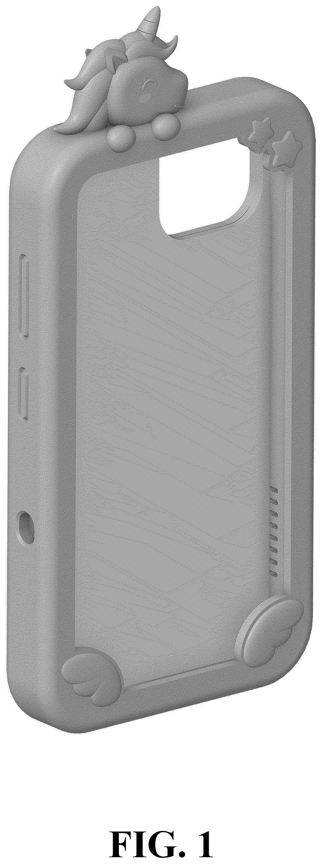 Patent USD1077787 Figure 1 – Children's toy mobile phone case