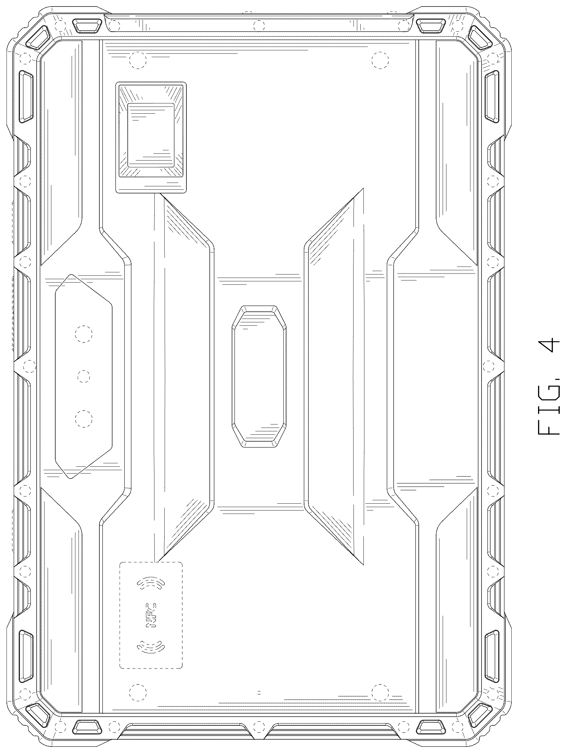 Patent USD1077795 Figure 4 – Mobile terminal
