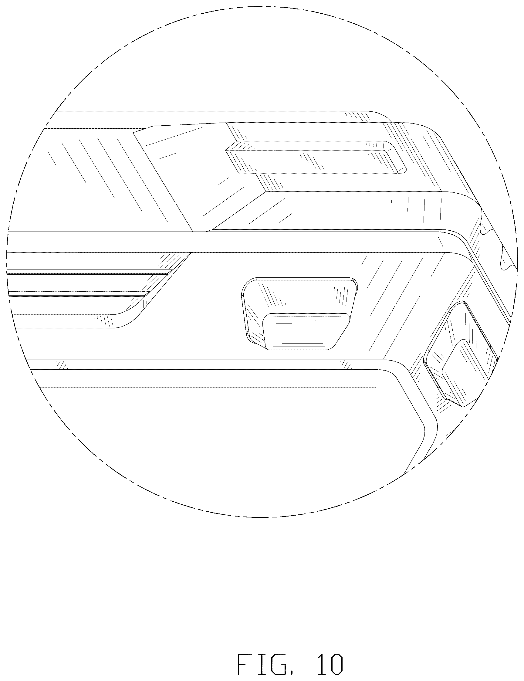 Patent USD1077795 Figure 10 – Mobile terminal