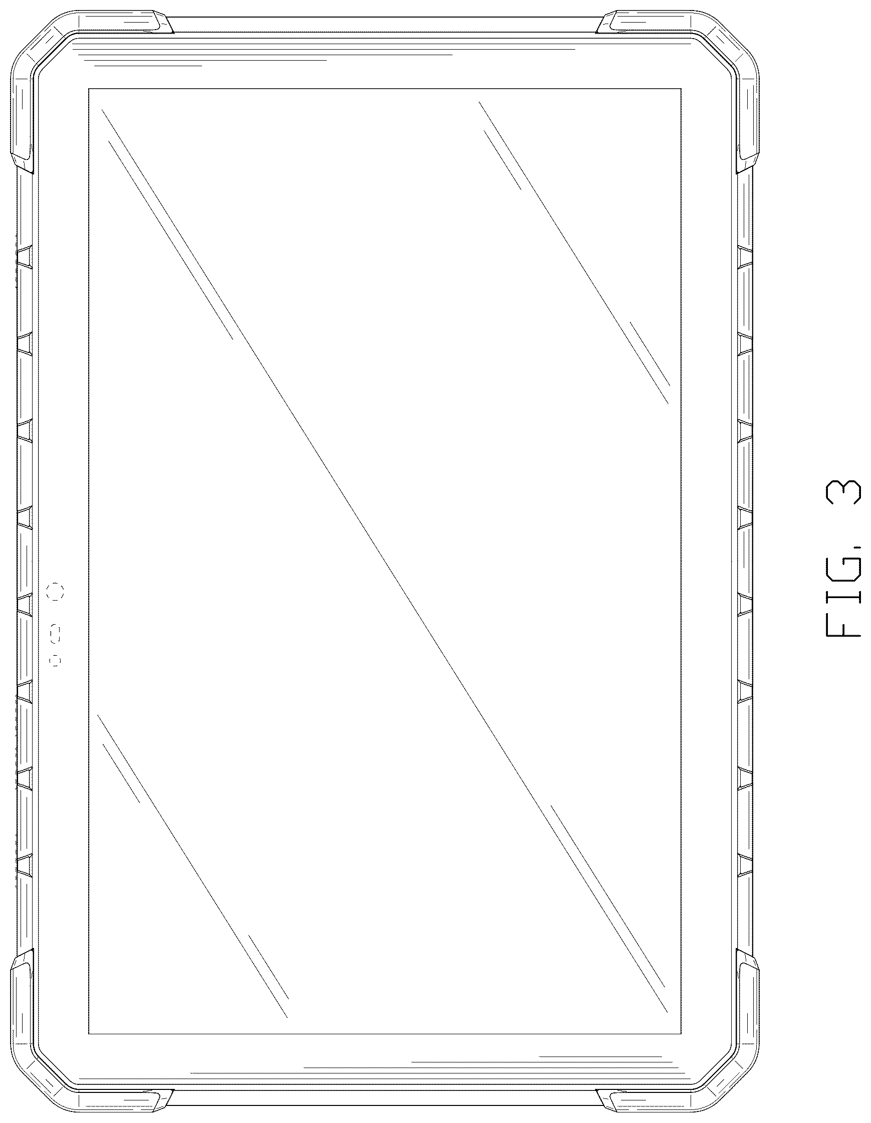 Patent USD1077796 Figure 3 – Mobile terminal