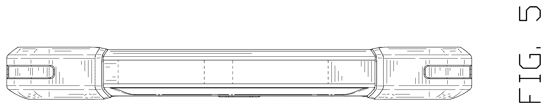 Patent USD1077796 Figure 5 – Mobile terminal