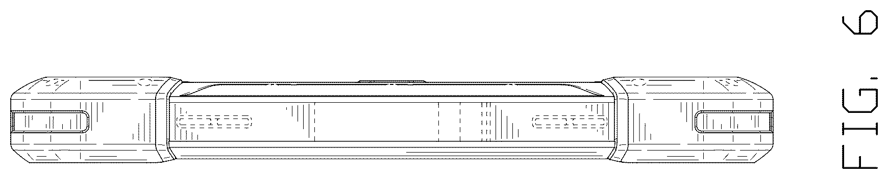 Patent USD1077796 Figure 6 – Mobile terminal