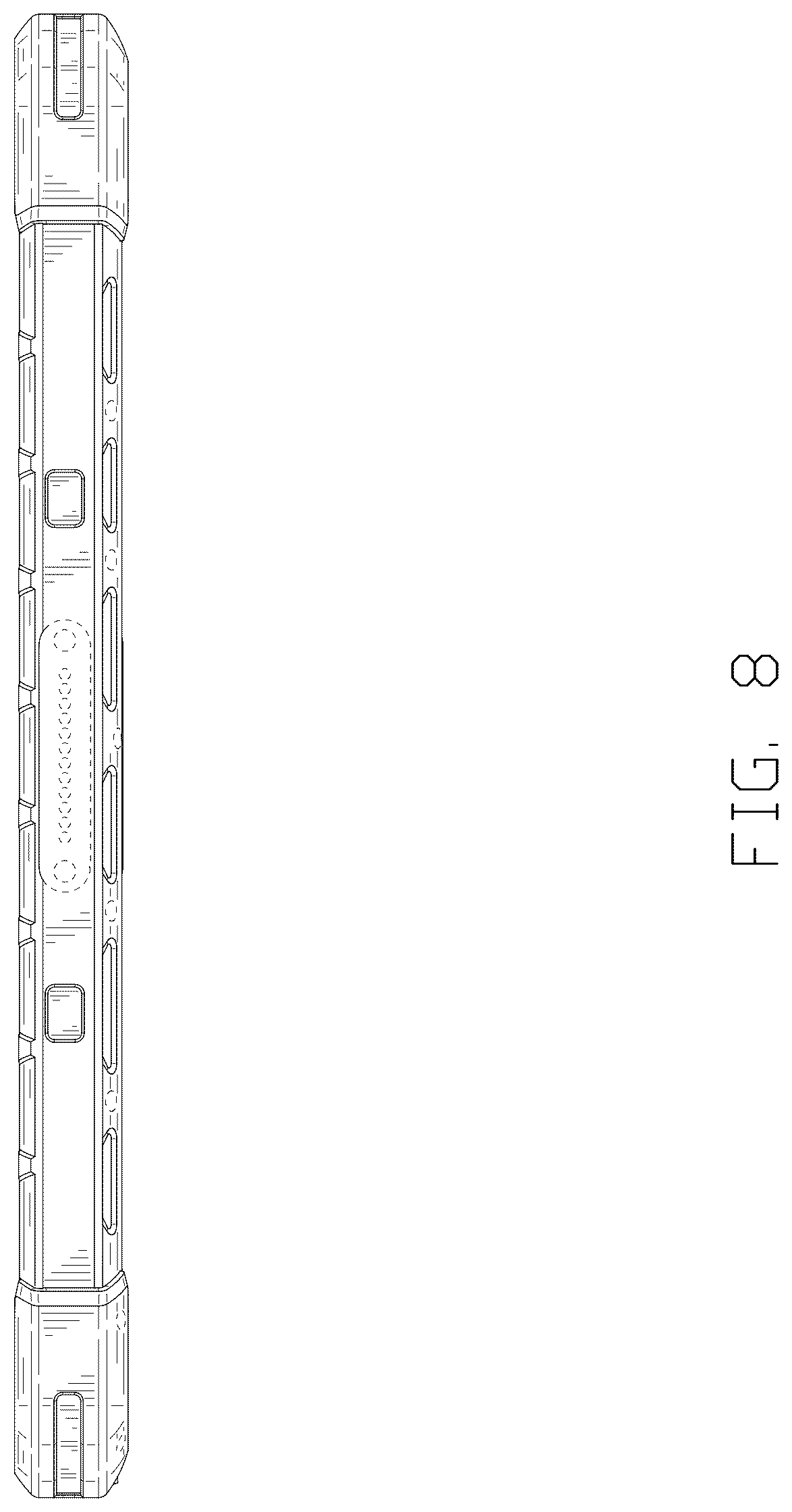 Patent USD1077796 Figure 8 – Mobile terminal