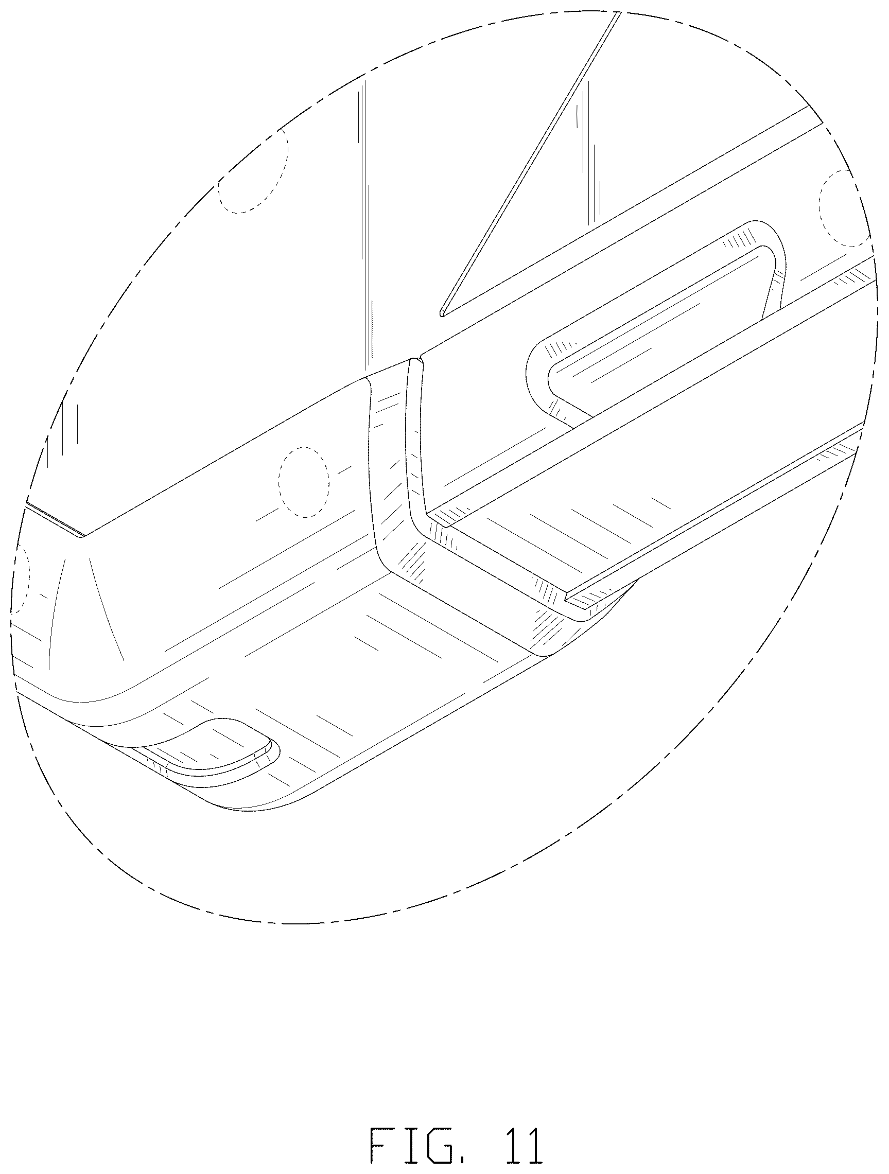 Patent USD1077796 Figure 11 – Mobile terminal