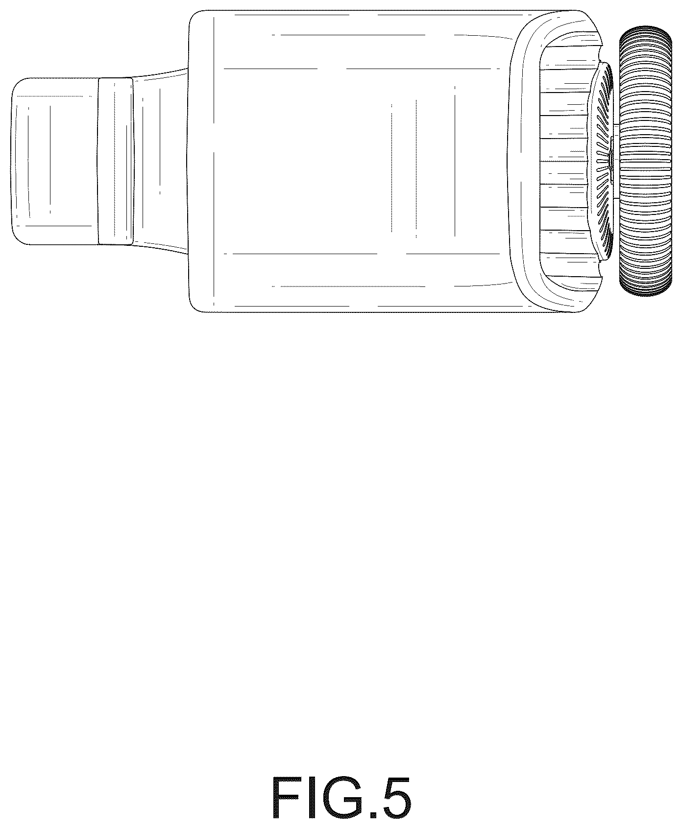 Patent USD1077799 Figure 5 – Combination charging case and smart ring