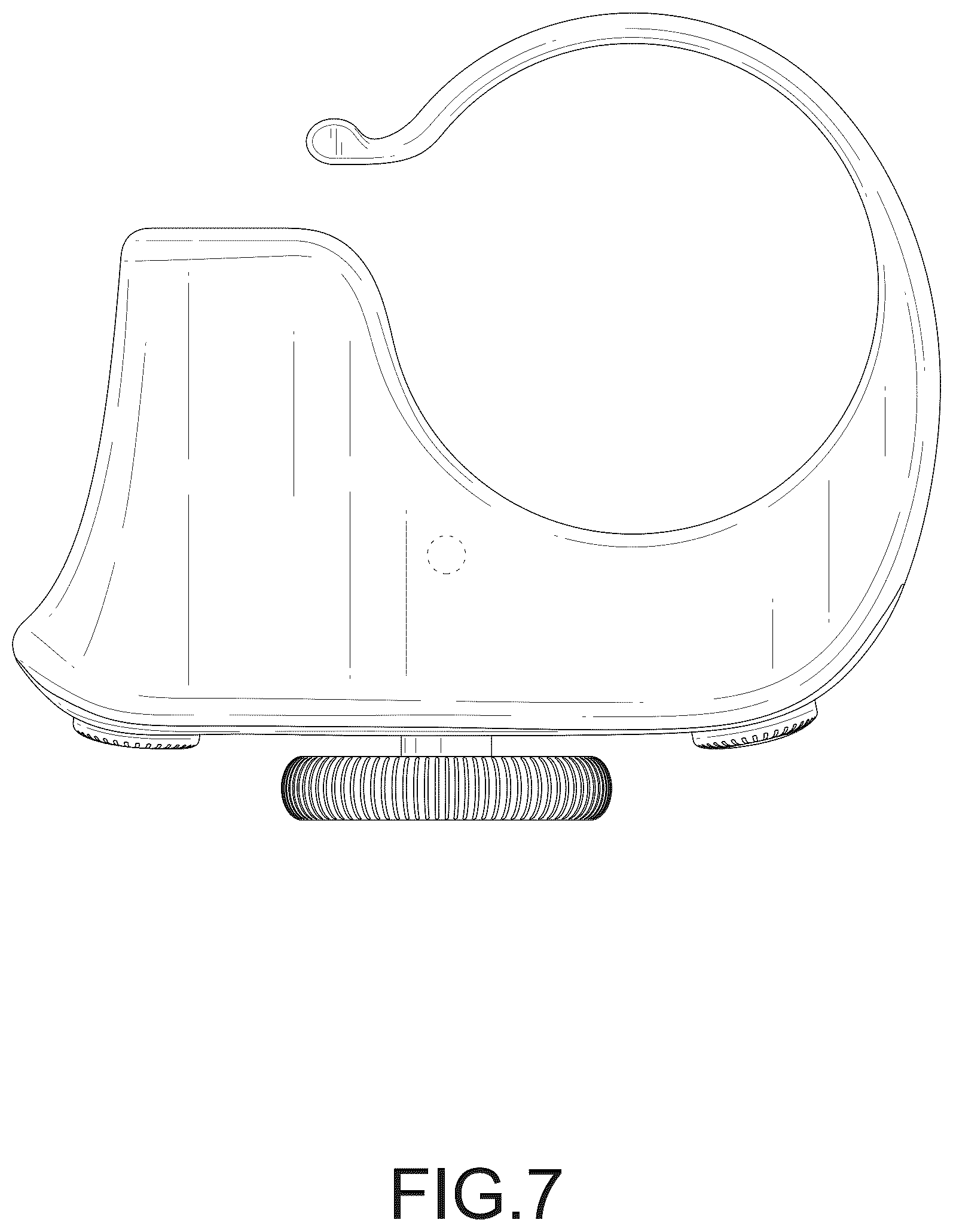 Patent USD1077799 Figure 7 – Combination charging case and smart ring