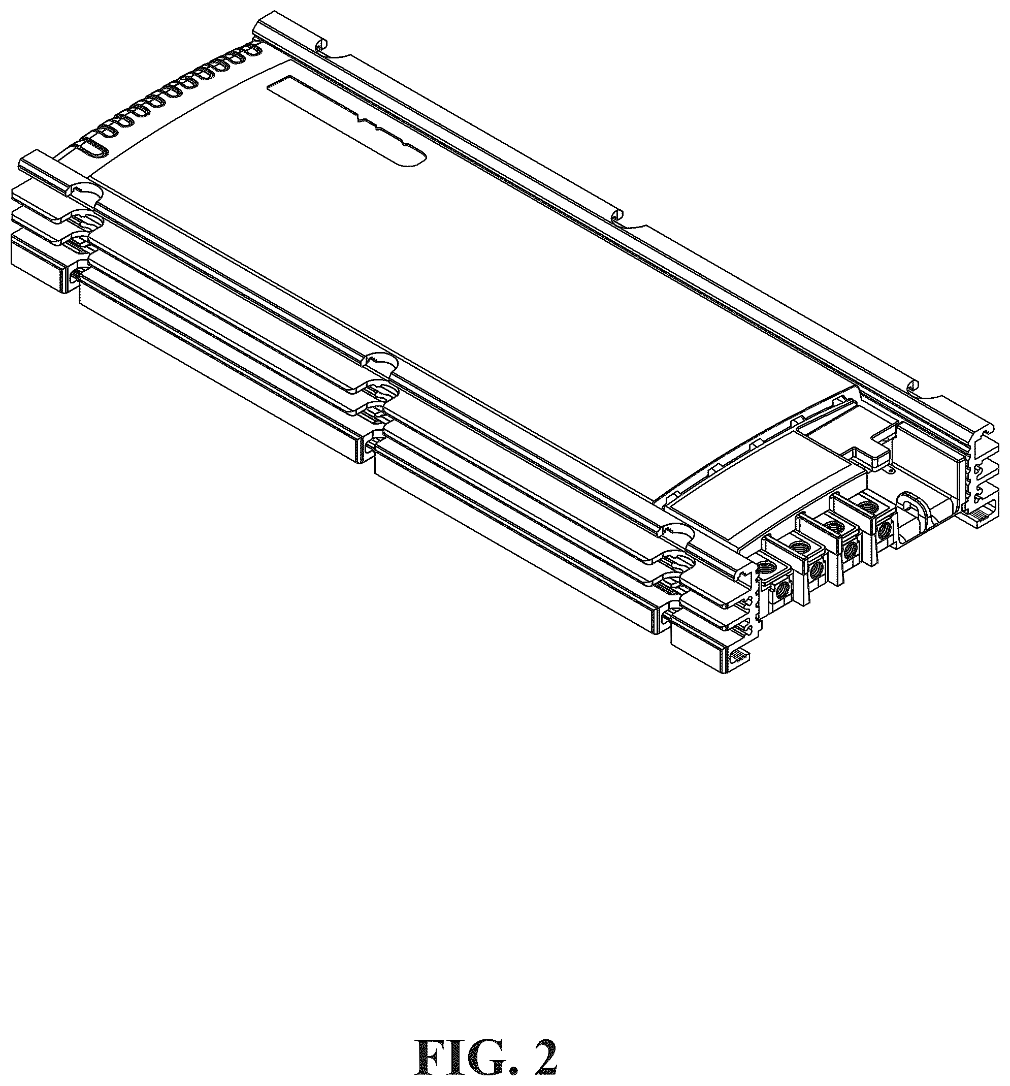 Patent USD1077800 Figure 2 – Assembled electronics housing