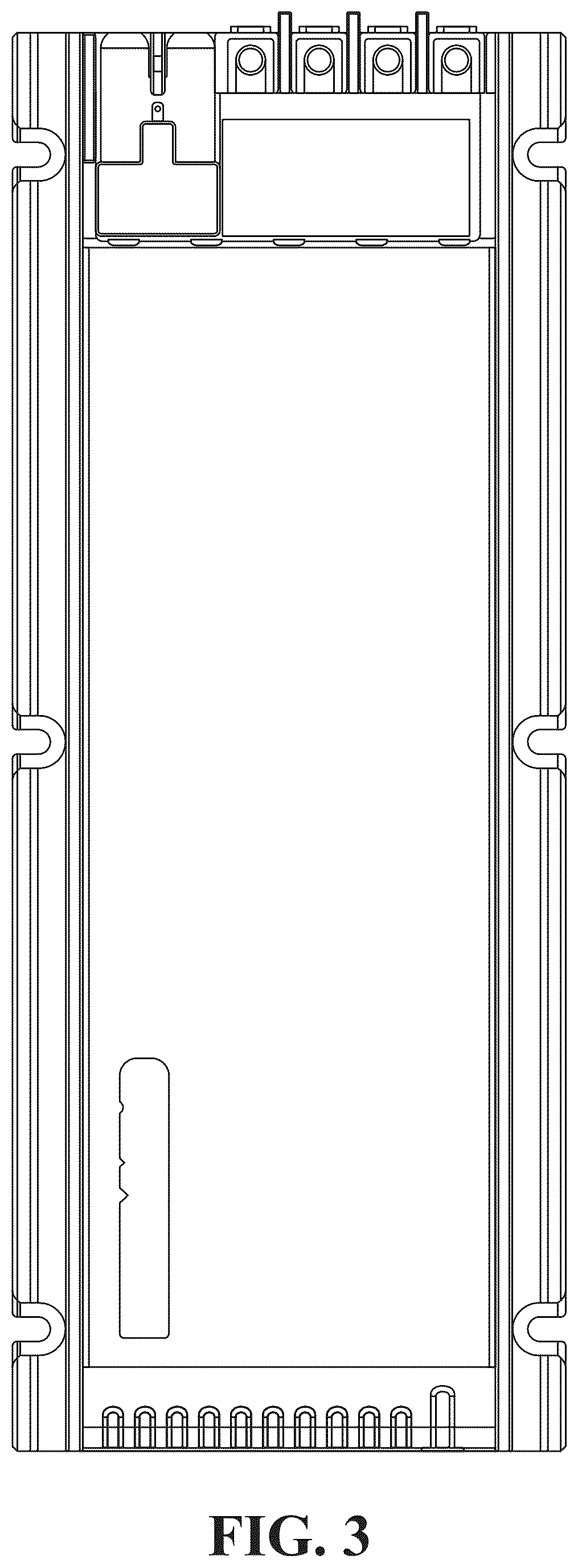Patent USD1077800 Figure 3 – Assembled electronics housing