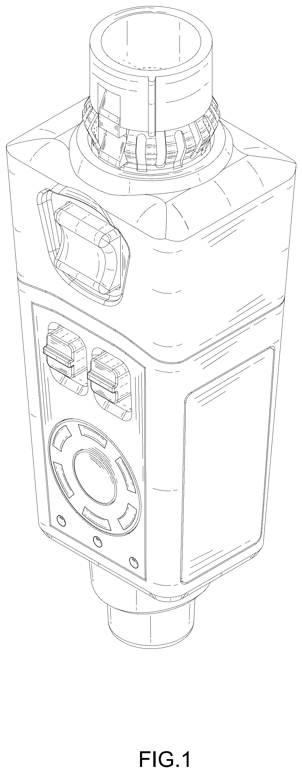 Patent USD1077801 — Wireless monitoring transmitter — Figure 1