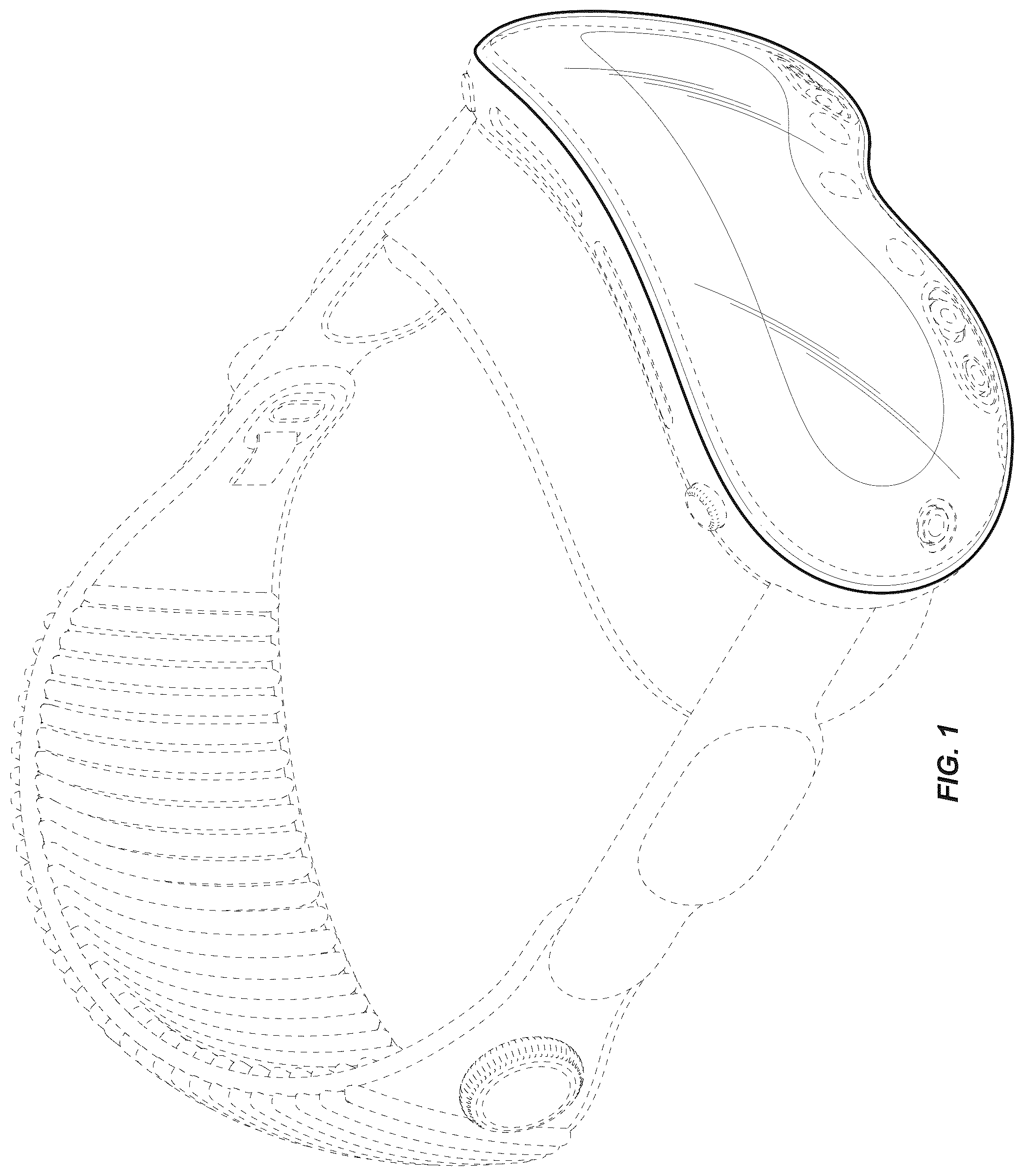 Patent USD1077802 Figure 1 – Head-mounted display