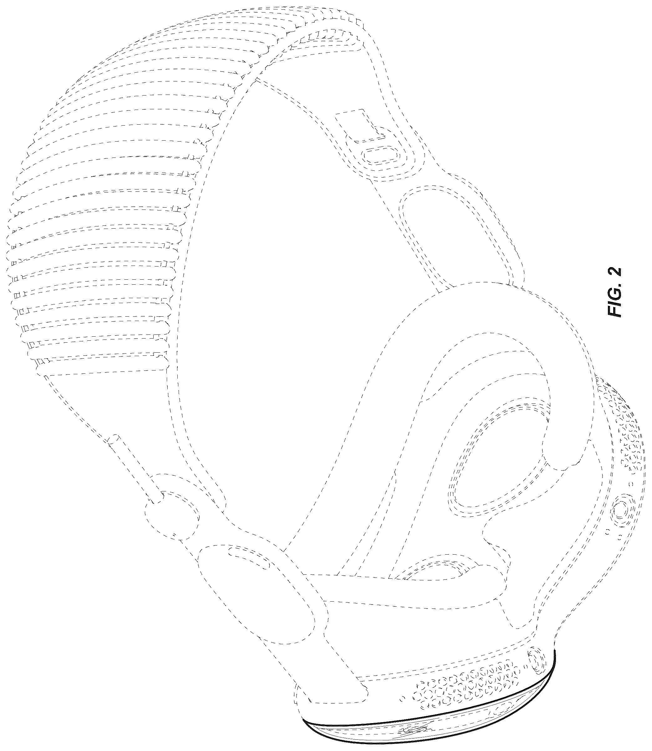 Patent USD1077802 Figure 2 – Head-mounted display