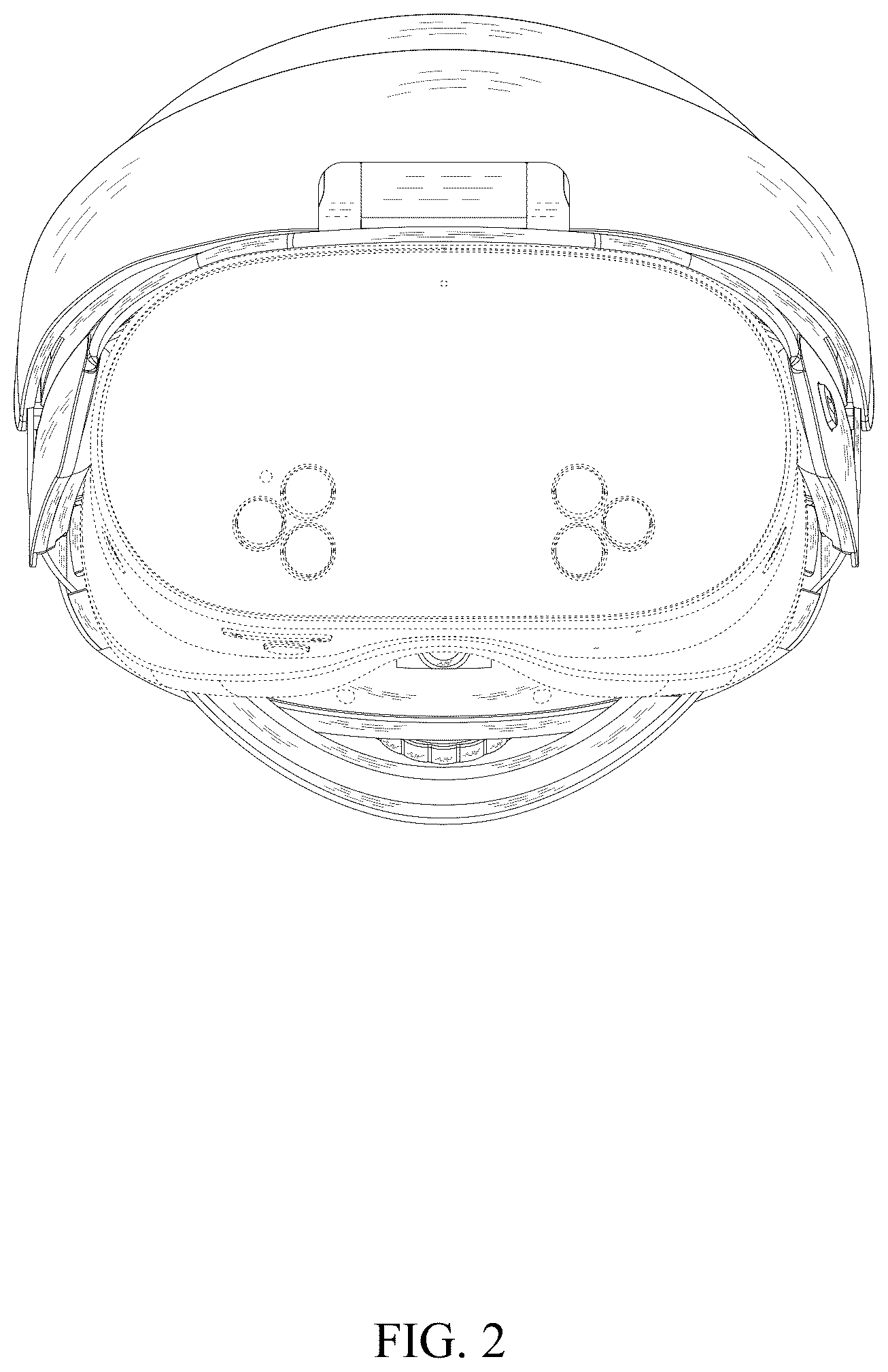 Patent USD1077804 Figure 2 – Flip and stretch VR headset
