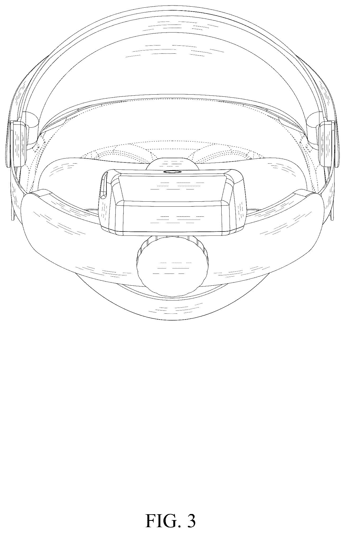 Patent USD1077804 Figure 3 – Flip and stretch VR headset