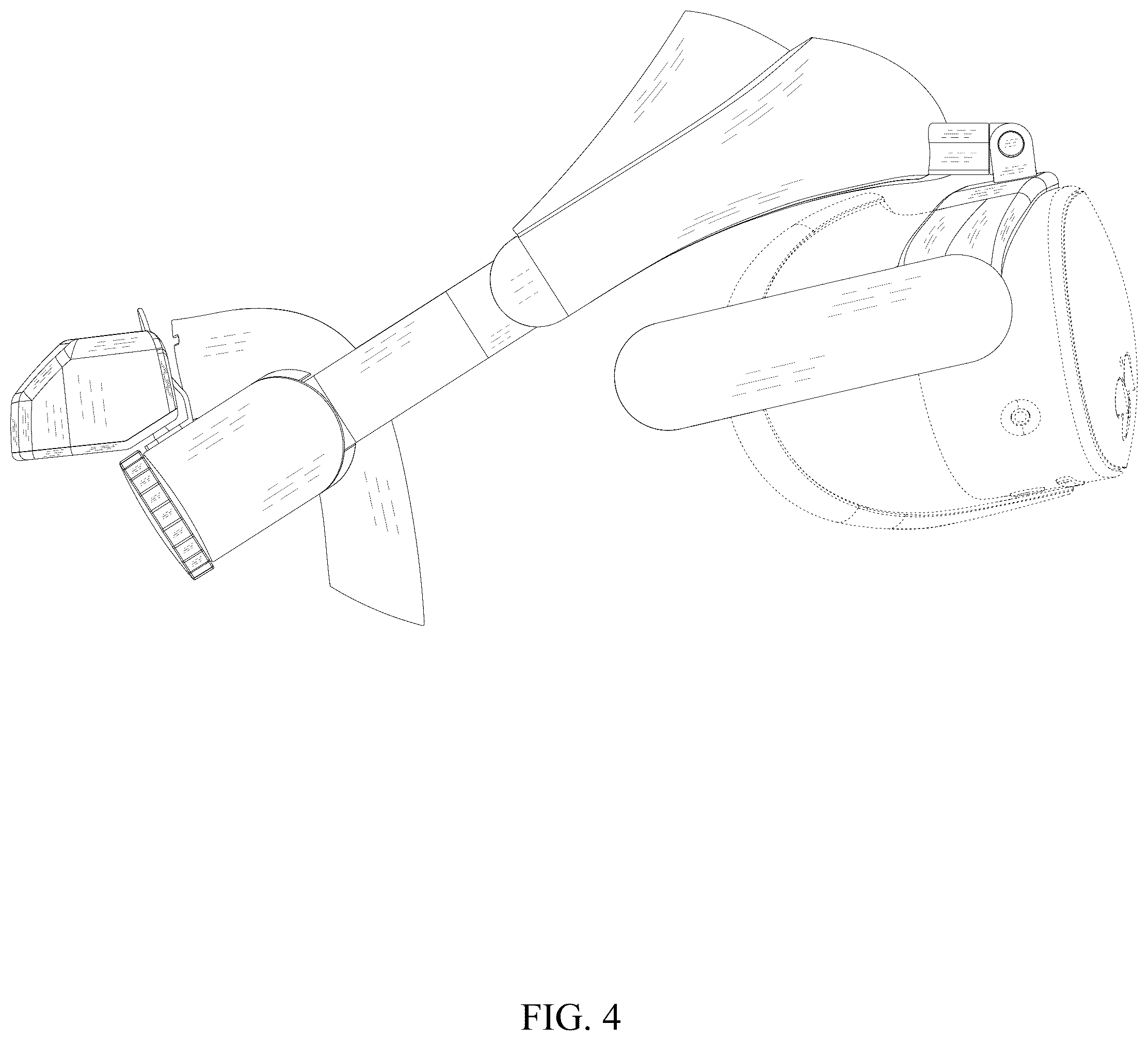 Patent USD1077804 Figure 4 – Flip and stretch VR headset