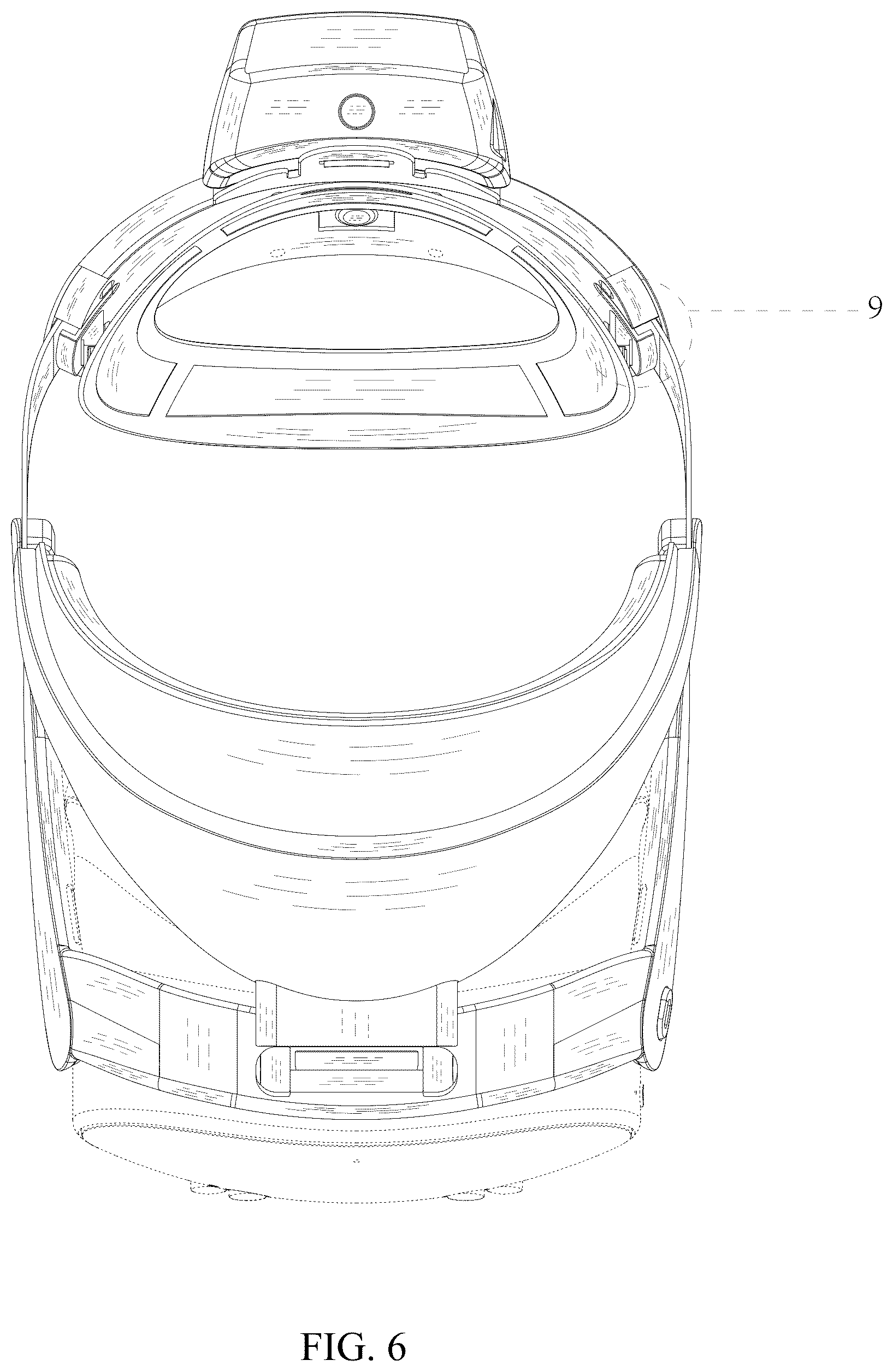 Patent USD1077804 Figure 6 – Flip and stretch VR headset