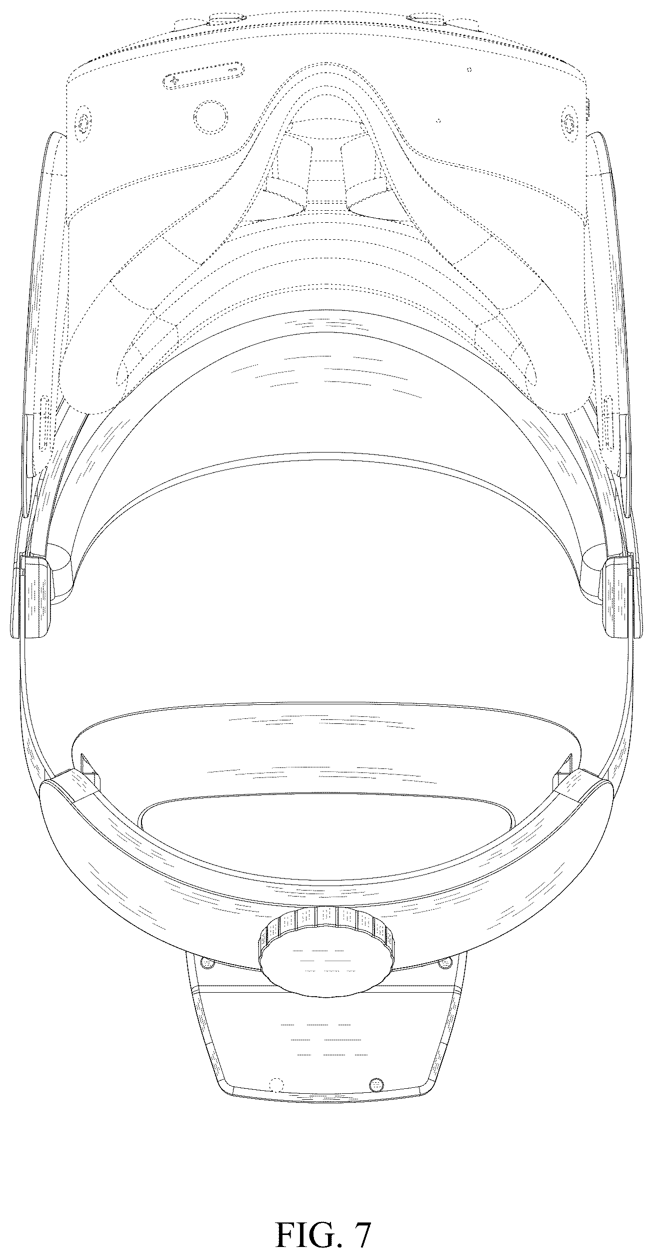 Patent USD1077804 Figure 7 – Flip and stretch VR headset