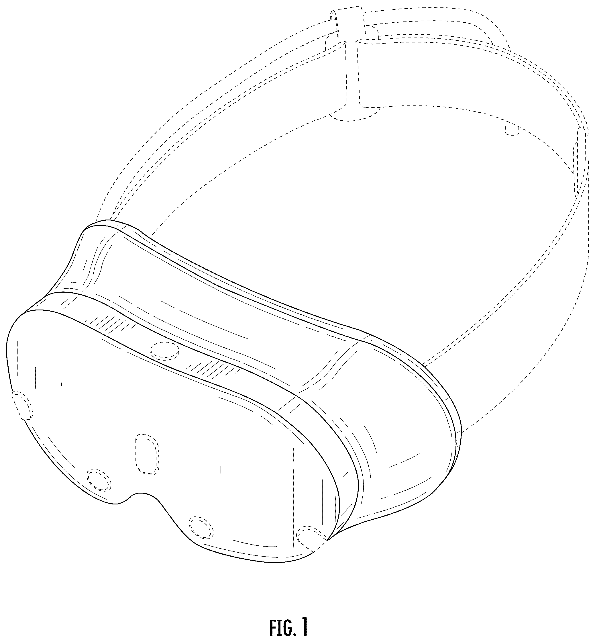 Patent USD1077805 Figure 1 – Housing for head-mounted display