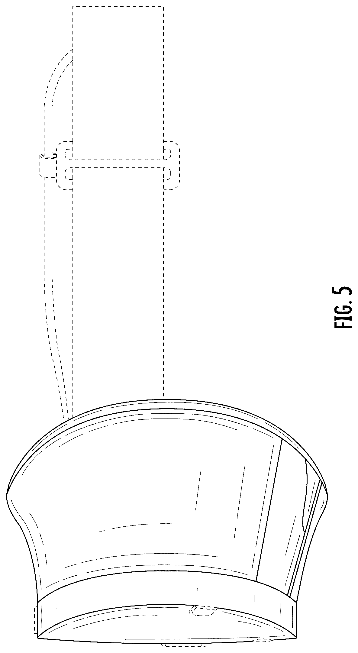 Patent USD1077805 Figure 5 – Housing for head-mounted display