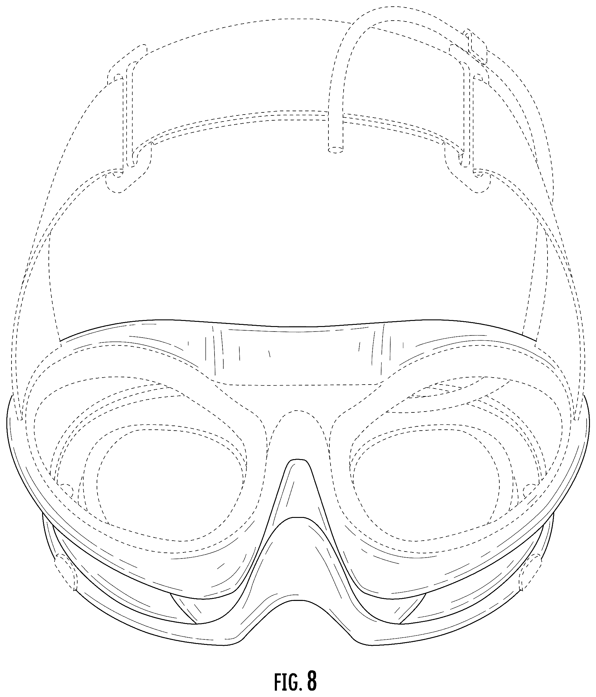 Patent USD1077805 Figure 8 – Housing for head-mounted display