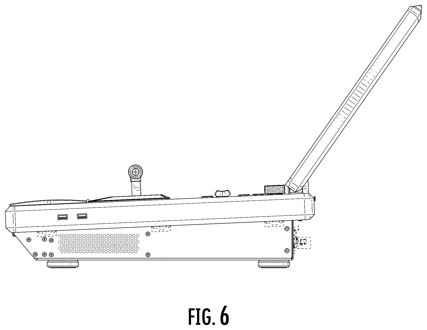 Patent USD1077806 Figure 6 – Console