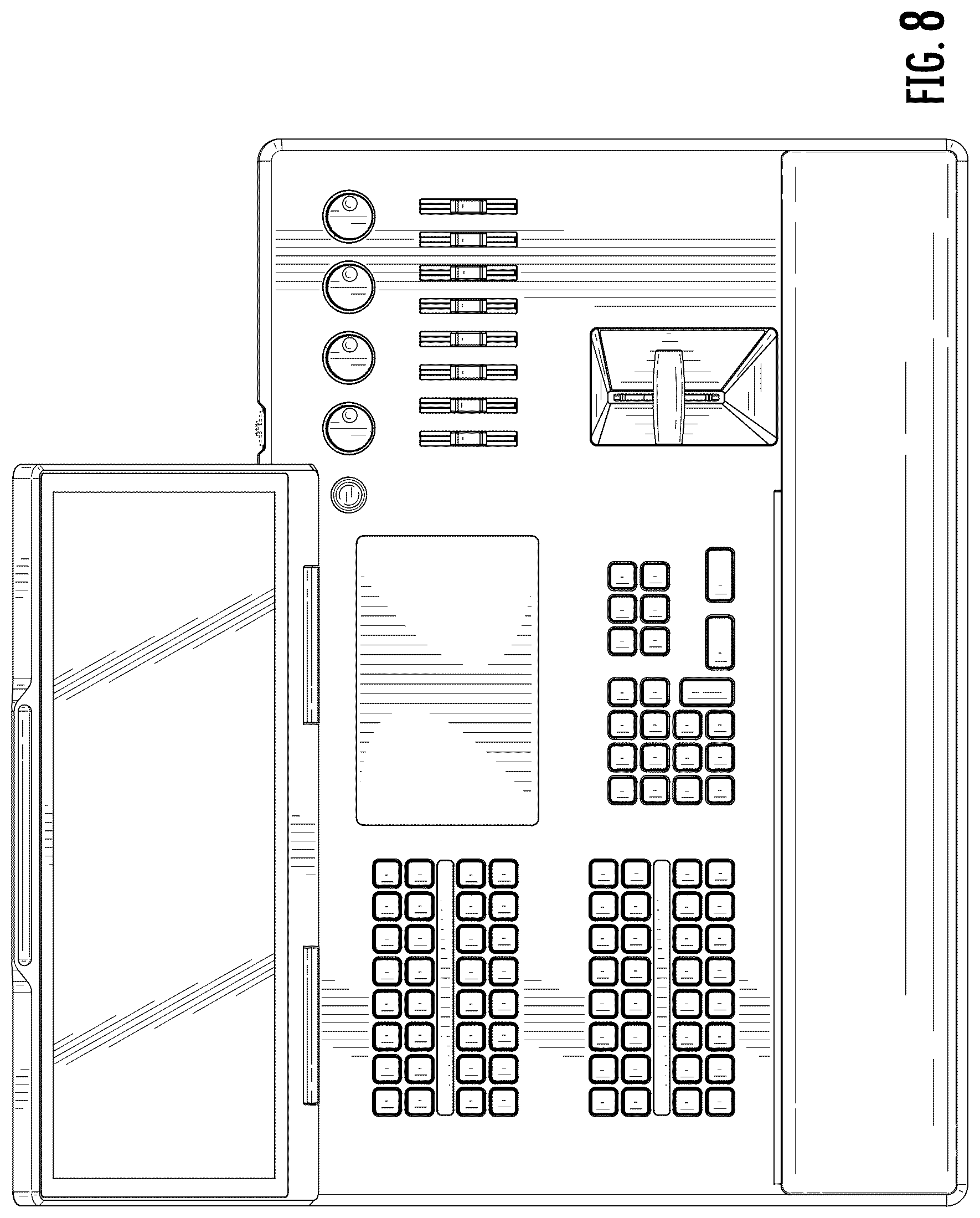 Patent USD1077806 Figure 8 – Console
