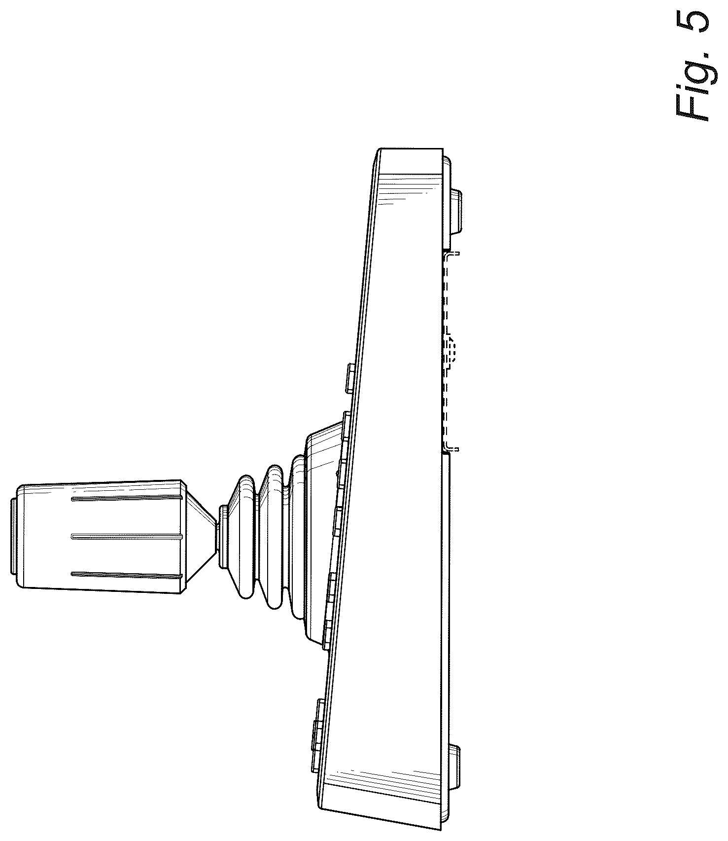 Patent USD1077812 Figure 5 – Combined joystick and keyboard
