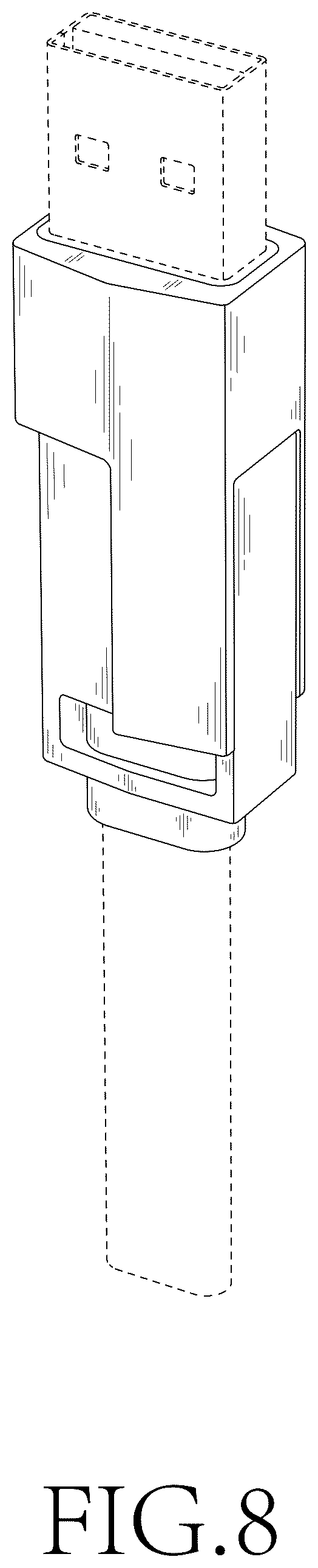 Patent USD1077813 Figure 7 – Data cable