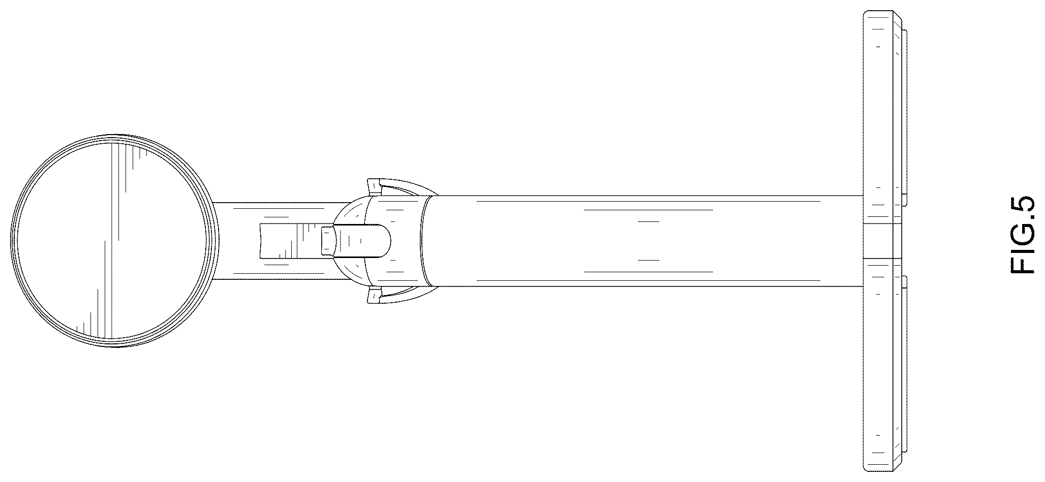 Patent USD1077819 Figure 5 – Cellphone and tablet holder