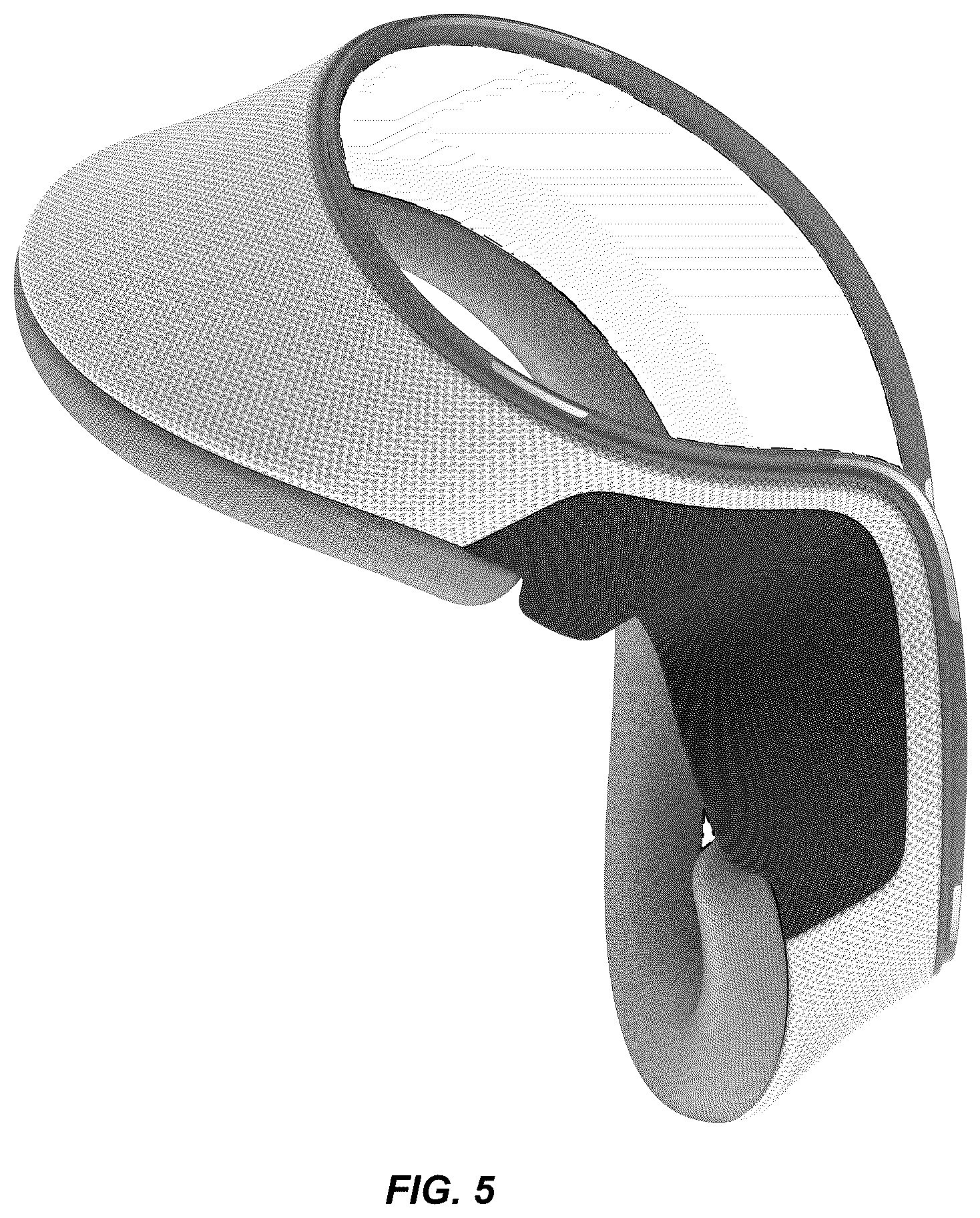 Patent USD1077820 Figure 5 – Light seal