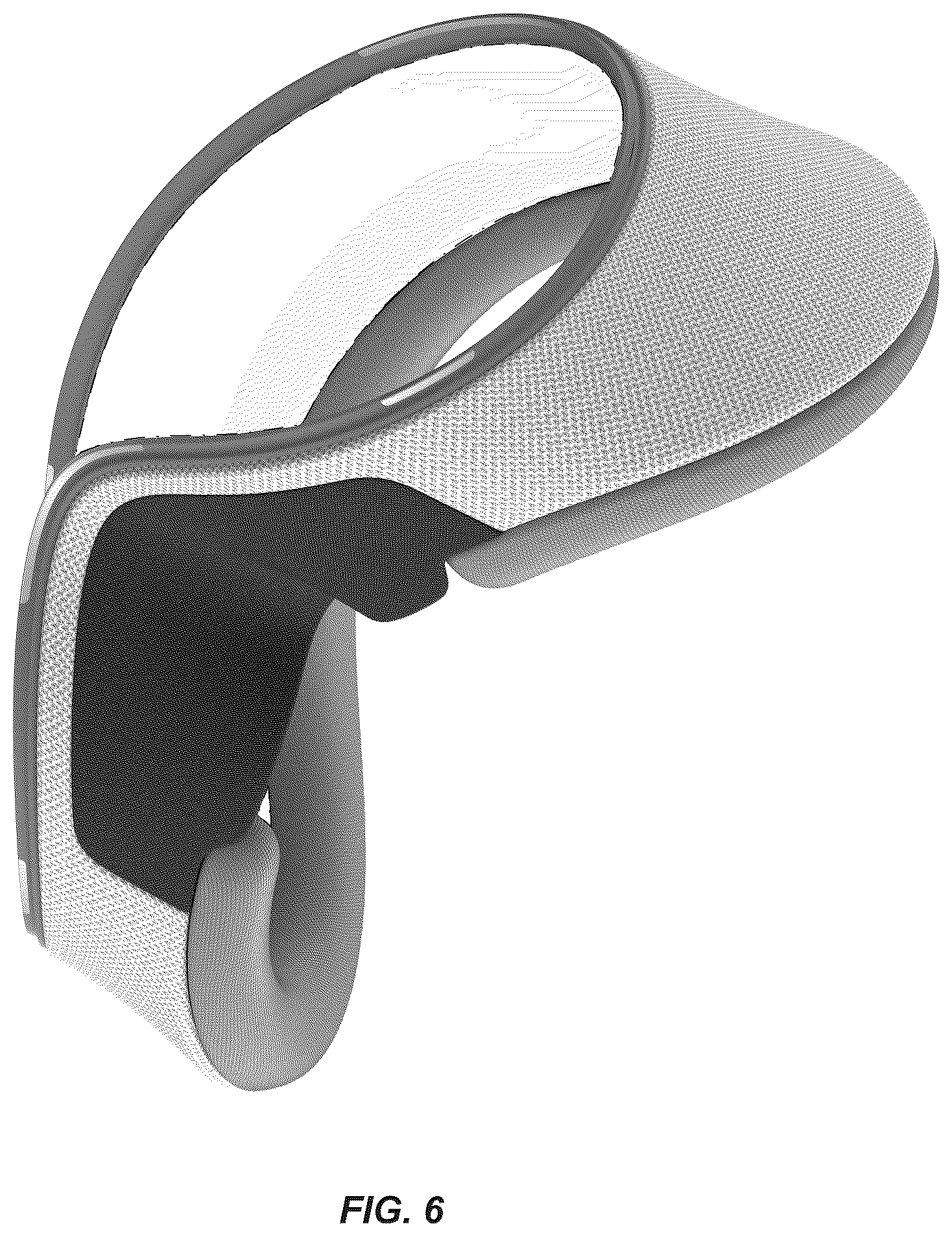 Patent USD1077820 Figure 6 – Light seal