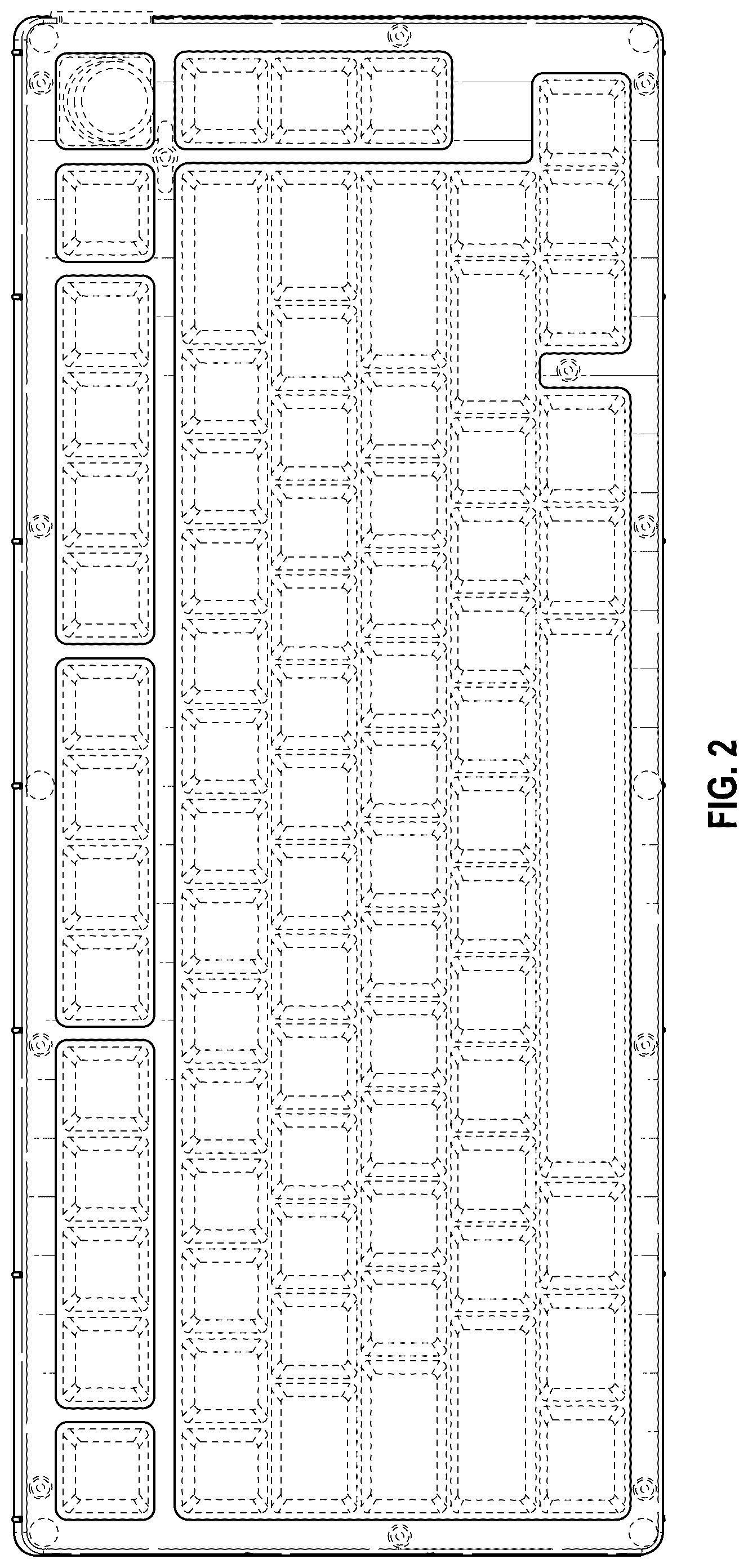 Patent USD1077822 Figure 2 – Keyboard