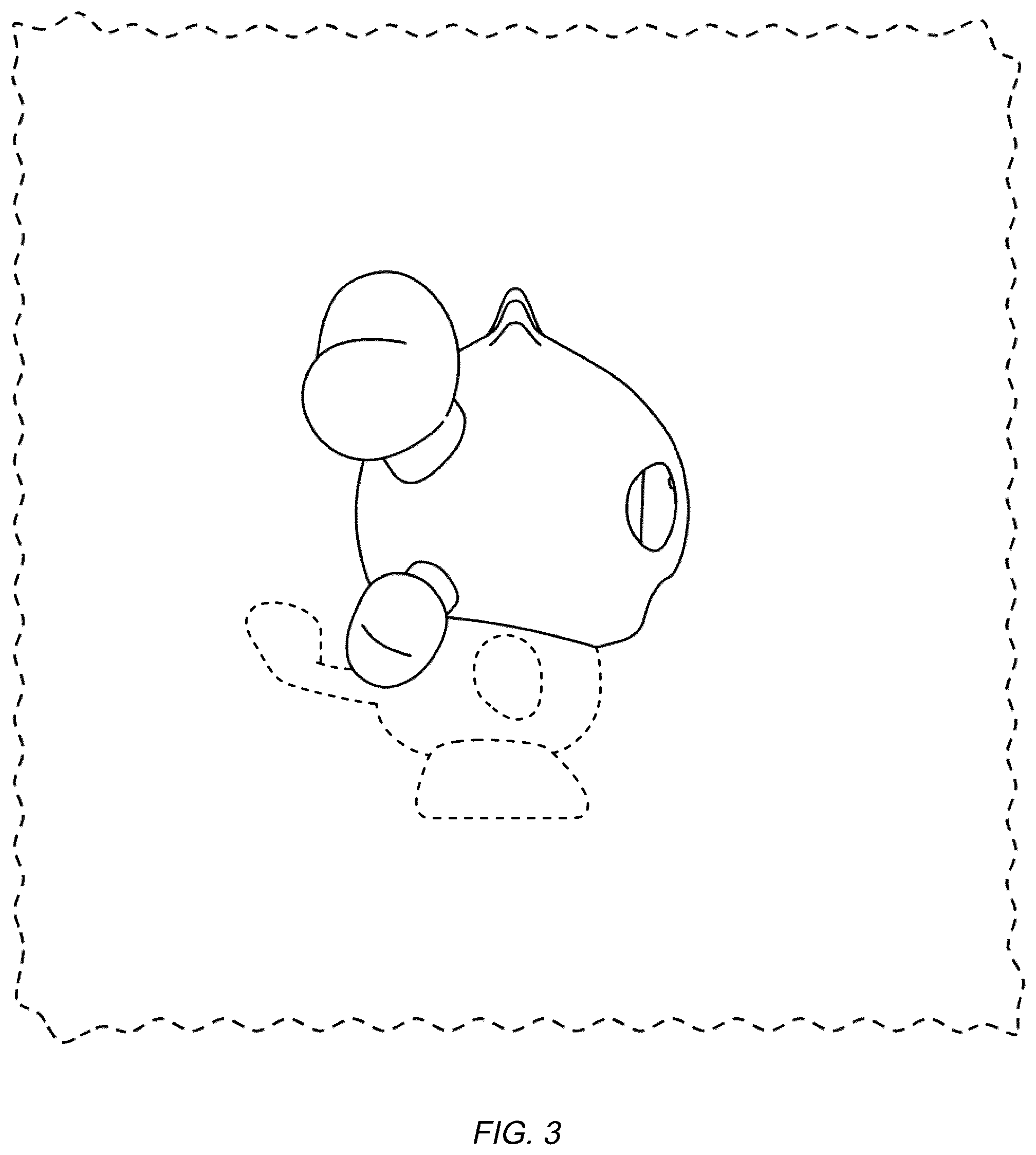 Patent USD1077828 Figure 3 – Display screen with an icon